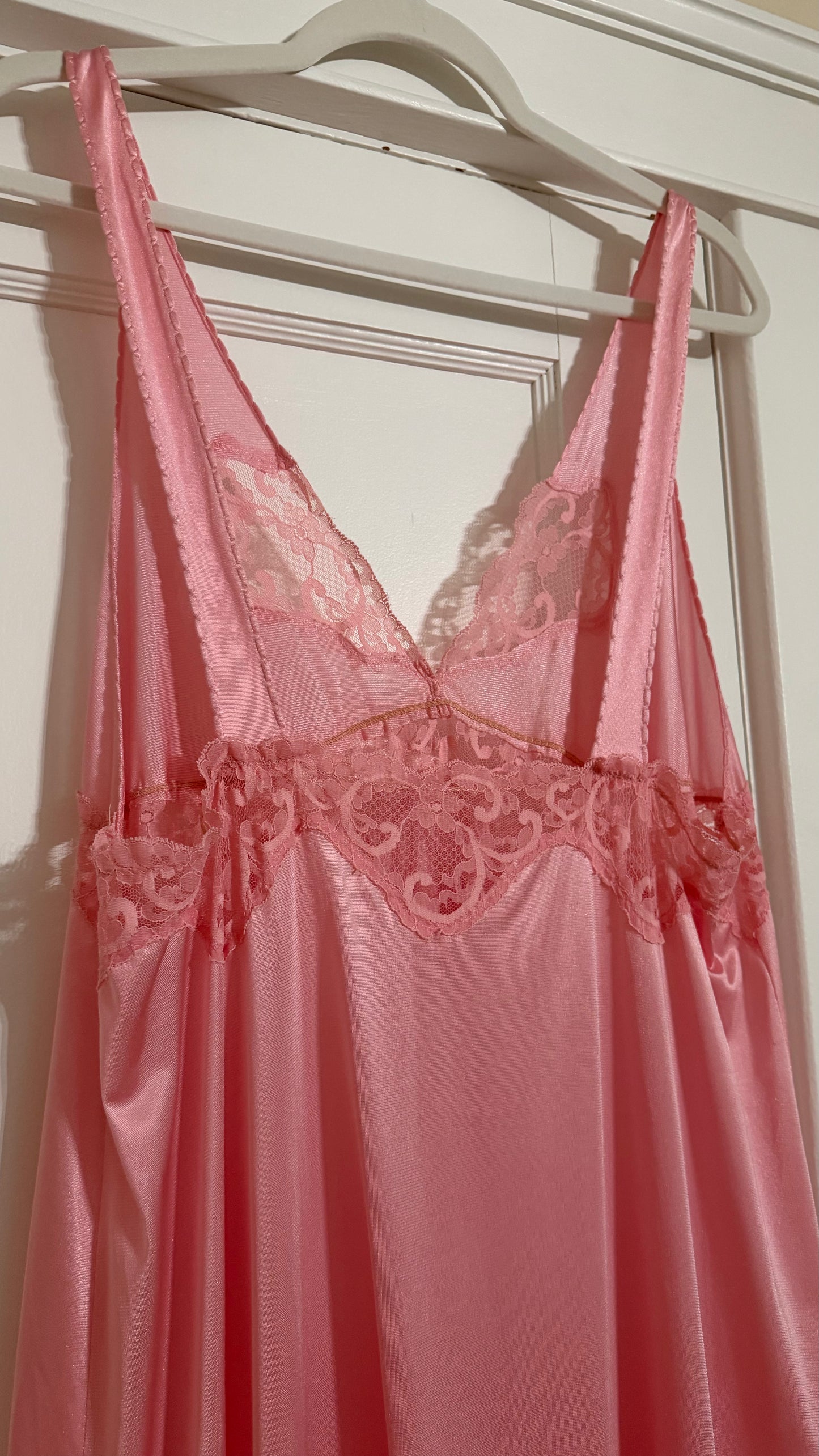 Pink Lace Detail Slip