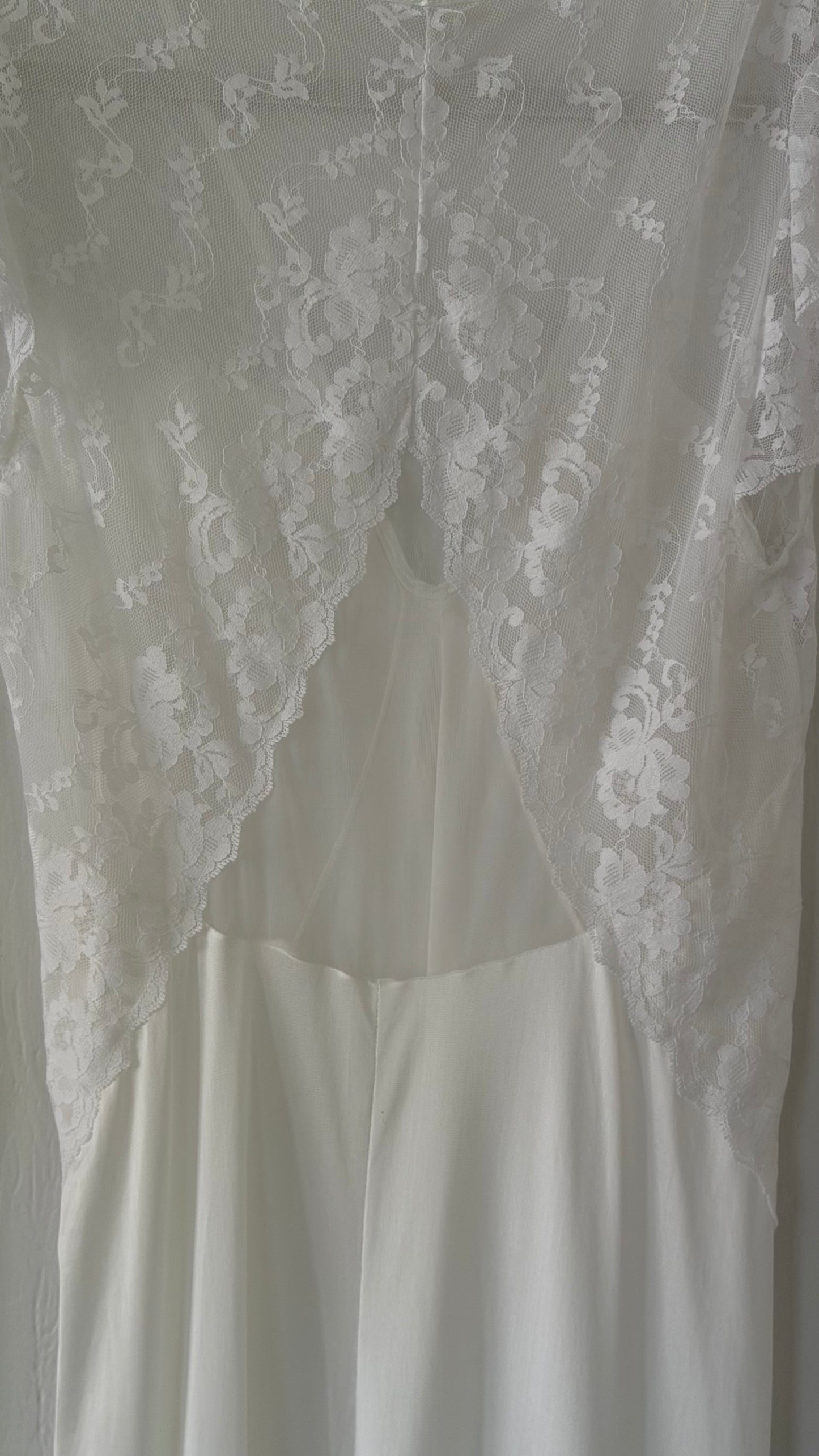 Rare White Lace Detail Slip Dress