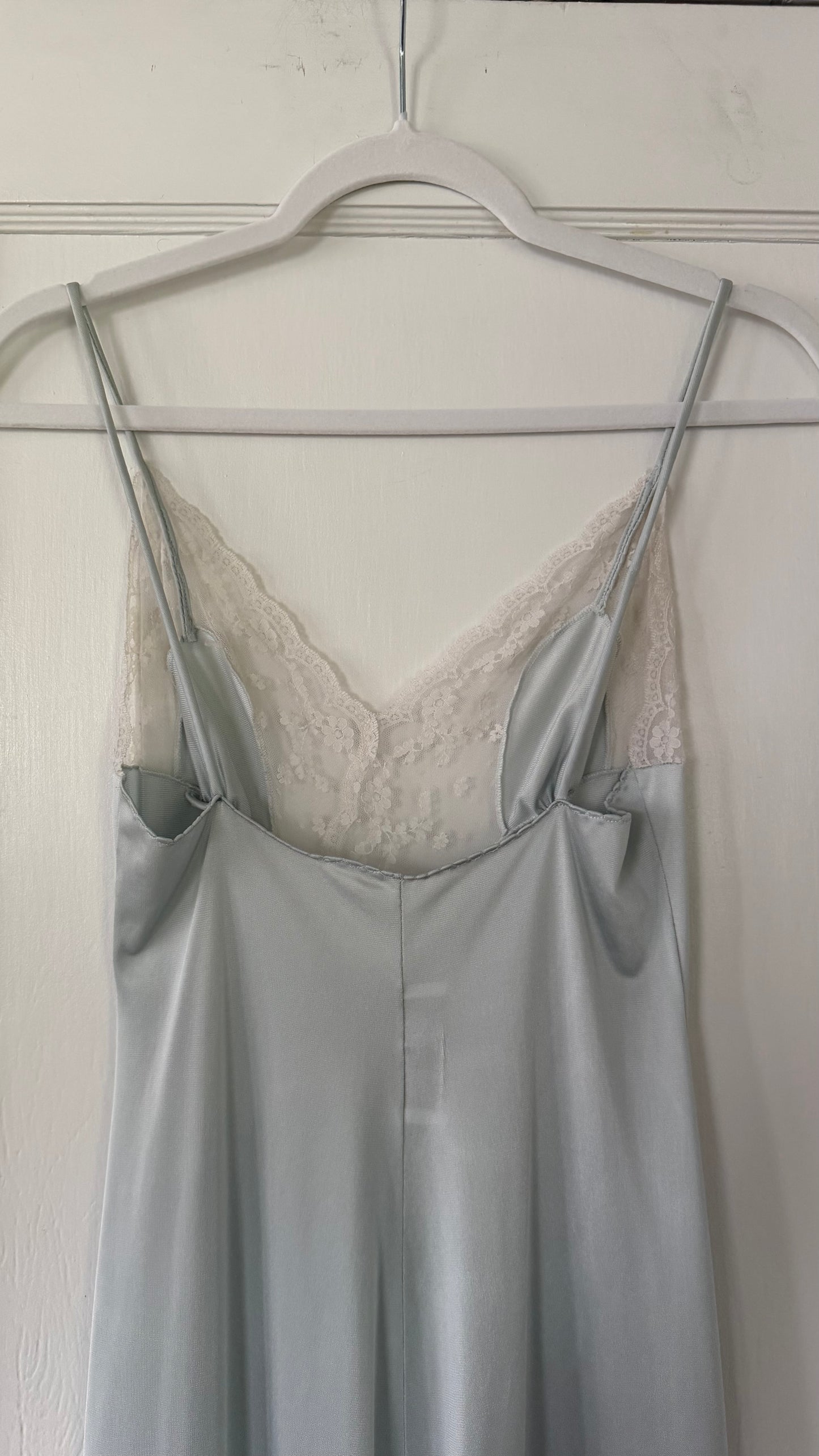 Baby Blue Cutout Slip