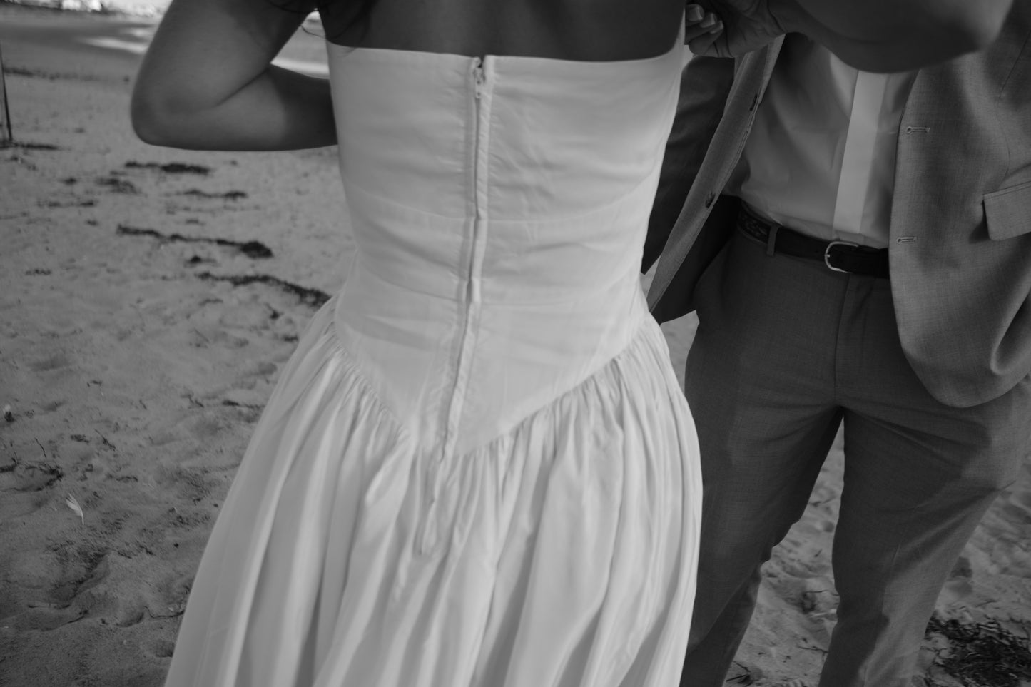 Rachel's Wedding Edit: Rare Bow-Detail Basque Waist Dress