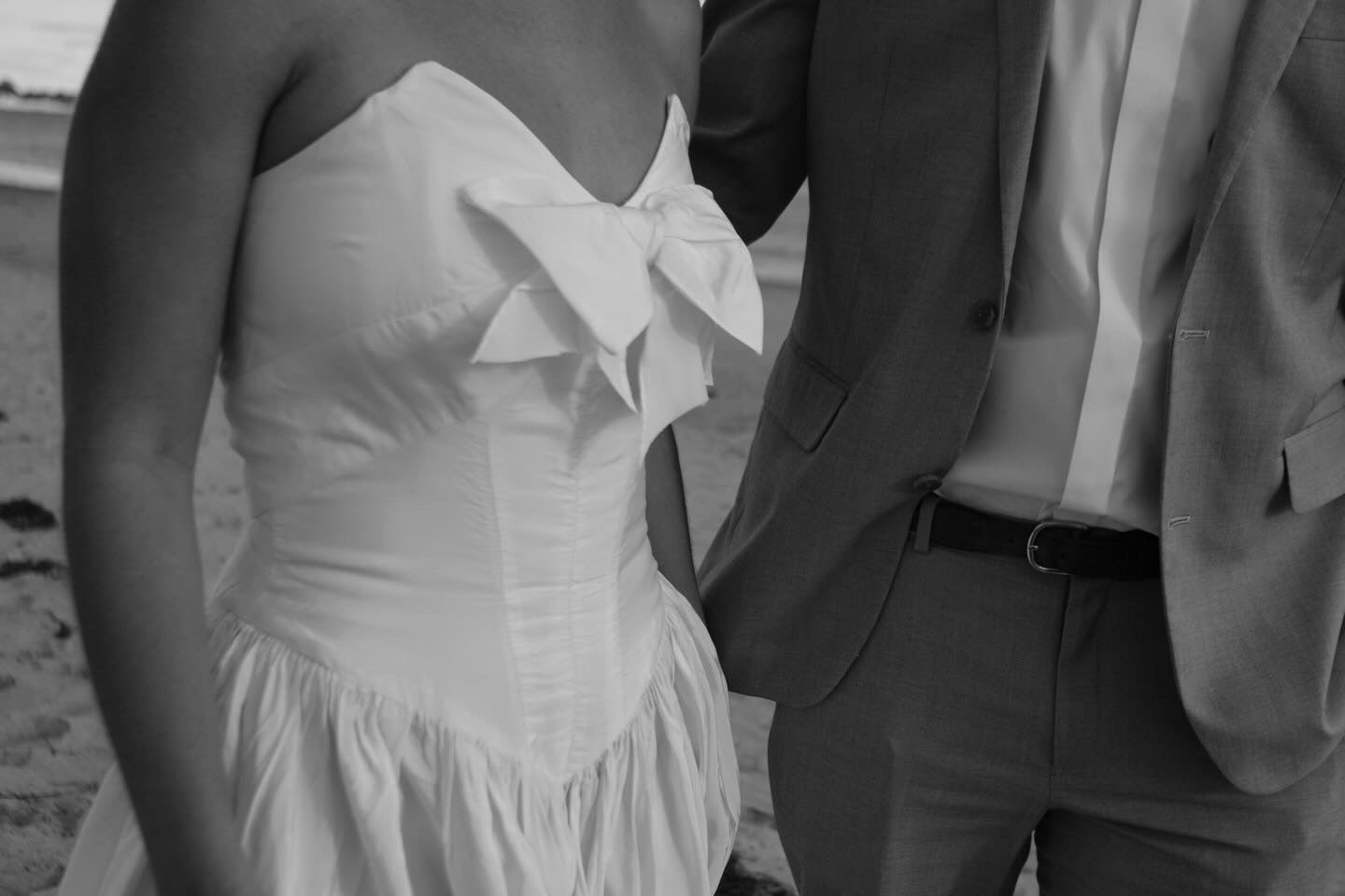 Rachel's Wedding Edit: Rare Bow-Detail Basque Waist Dress