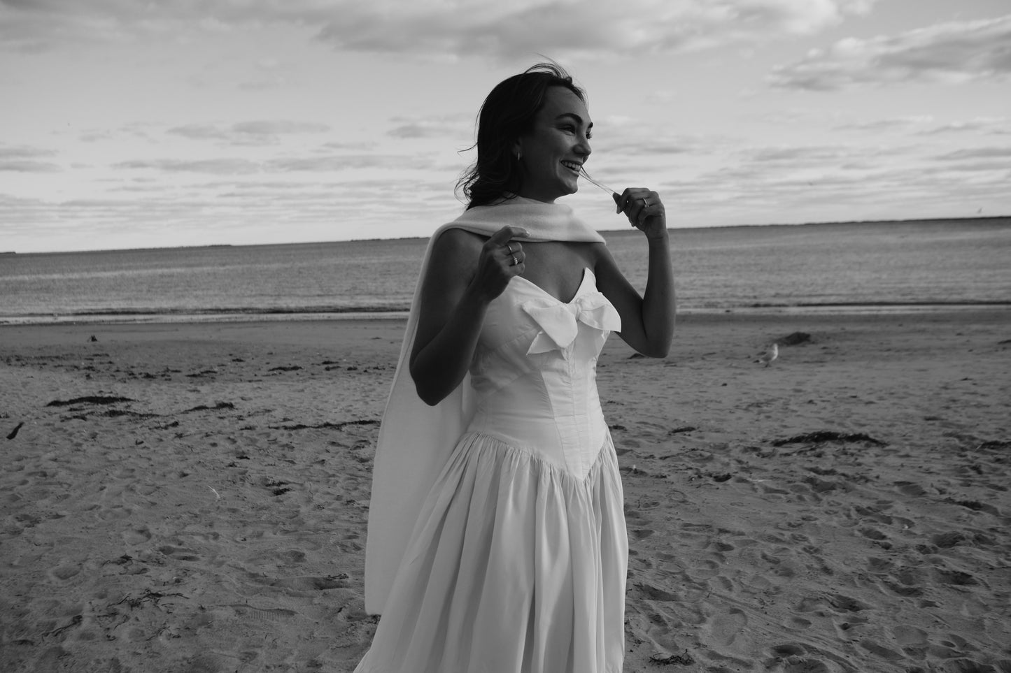 Rachel's Wedding Edit: Rare Bow-Detail Basque Waist Dress