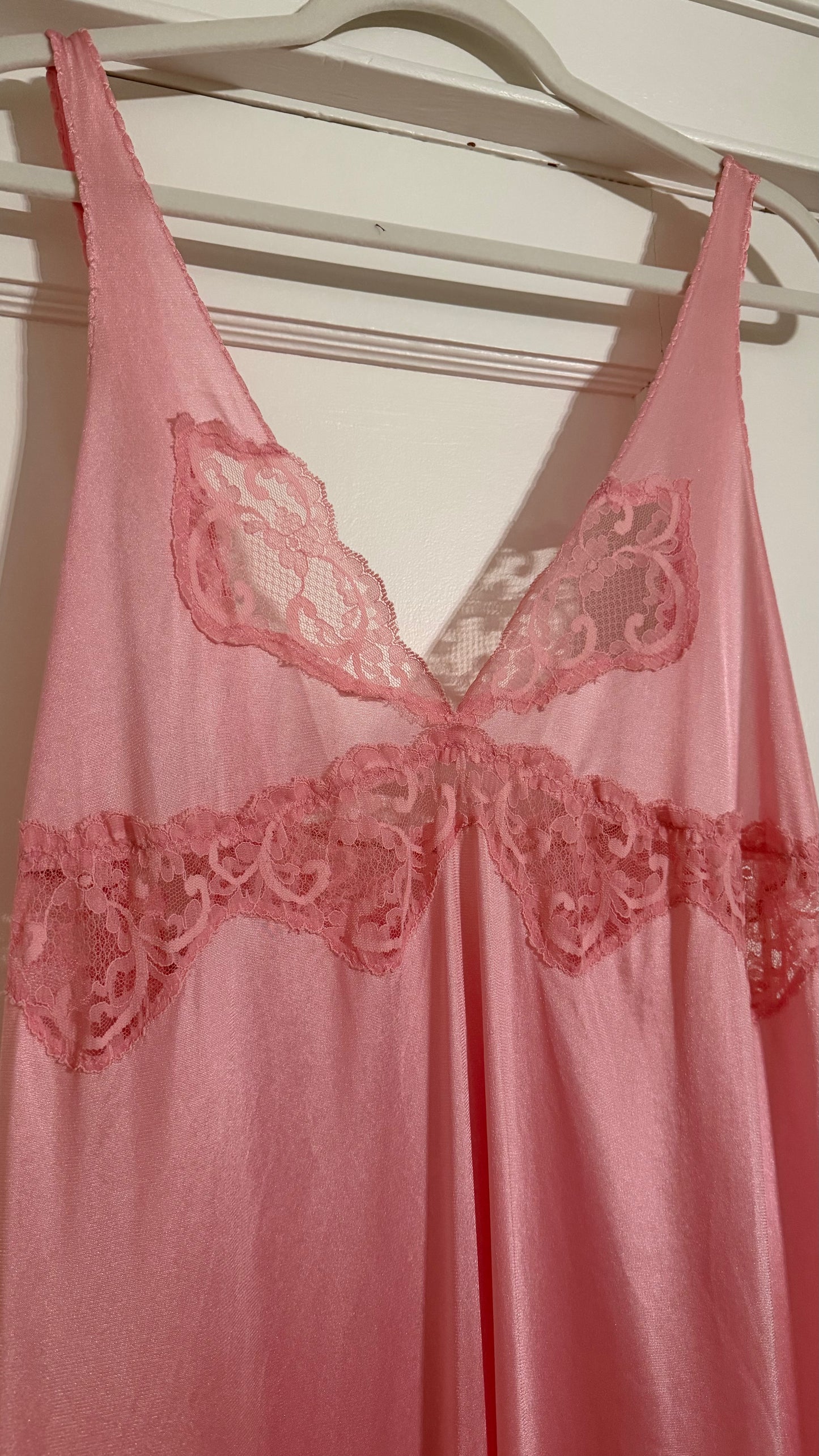 Pink Lace Detail Slip