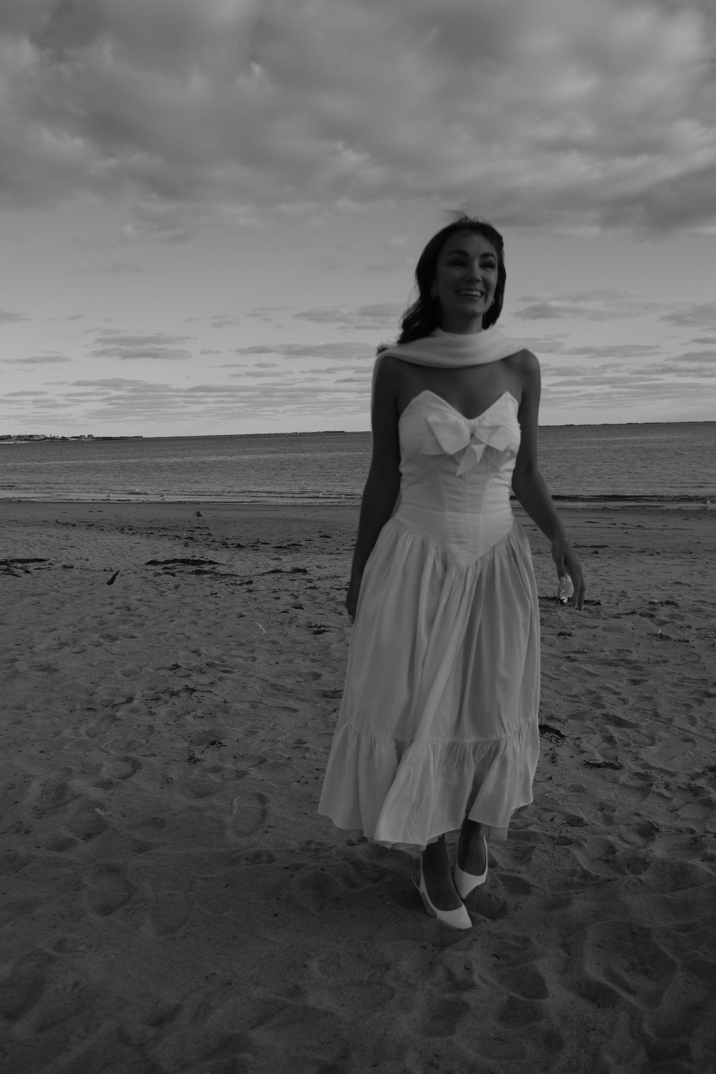 Rachel's Wedding Edit: Rare Bow-Detail Basque Waist Dress