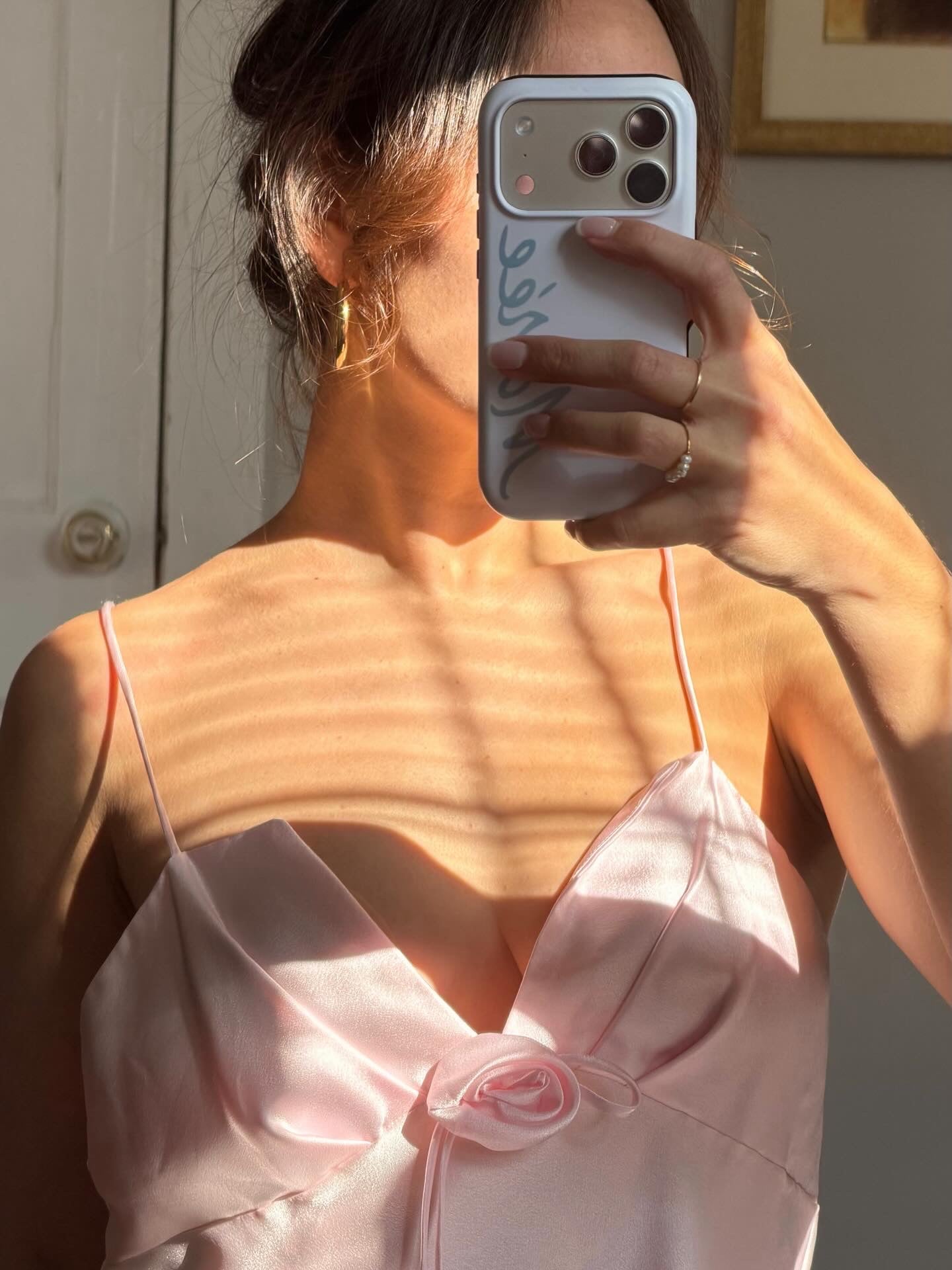 Deadstock Pink Satin Slip Dress