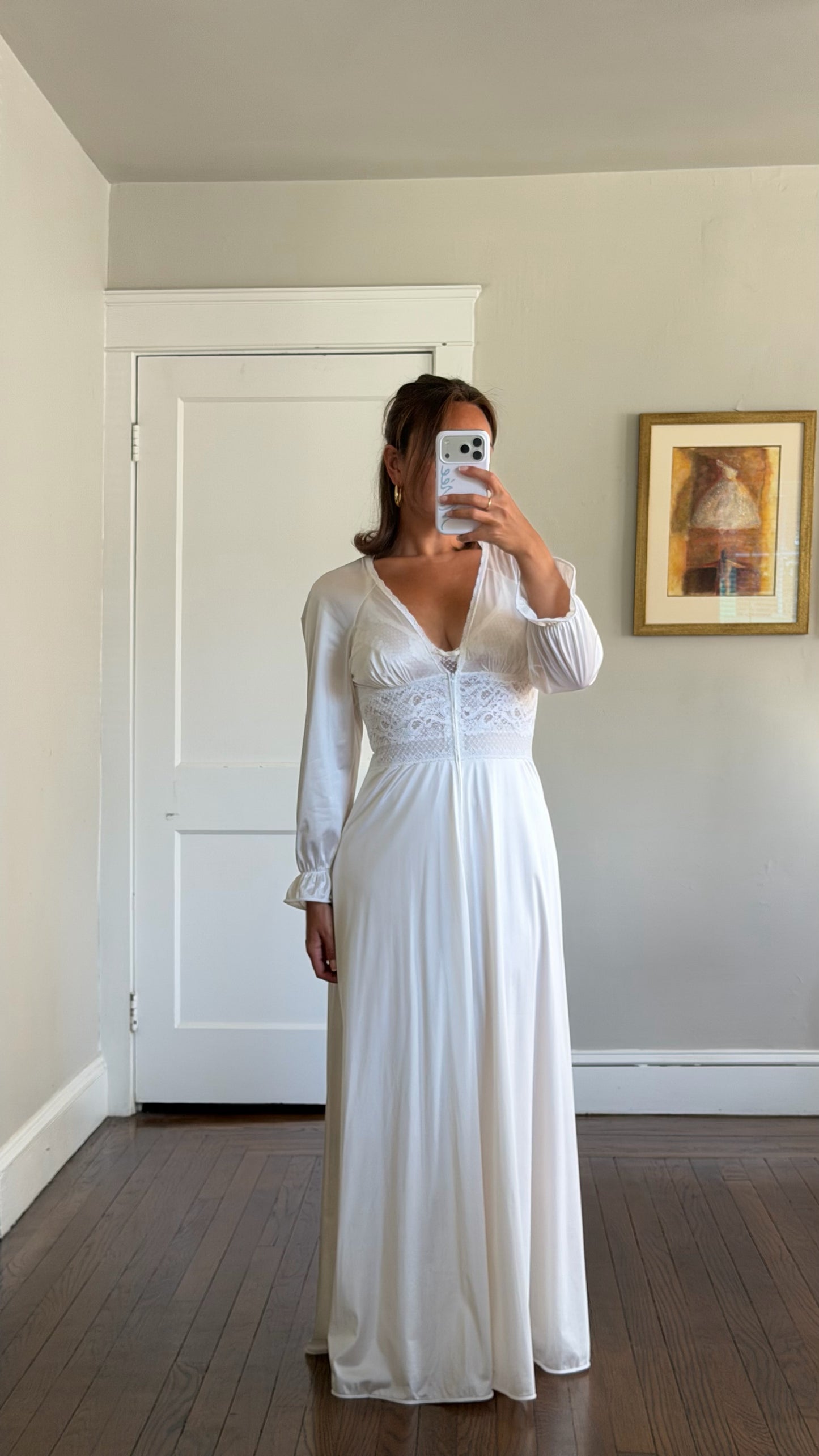 Lace Maxi Slip & Peignoir Set