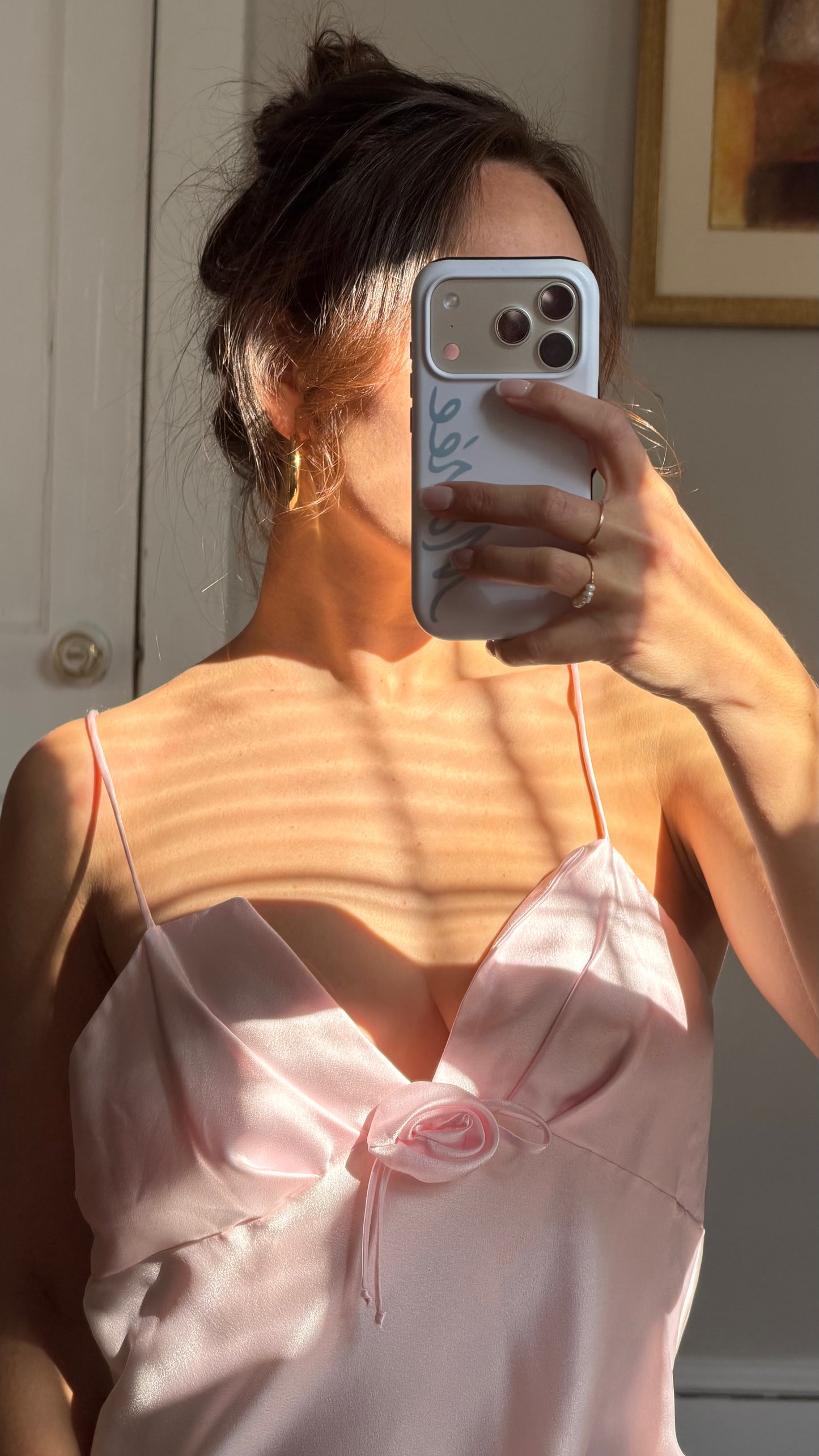 Deadstock Pink Satin Slip Dress