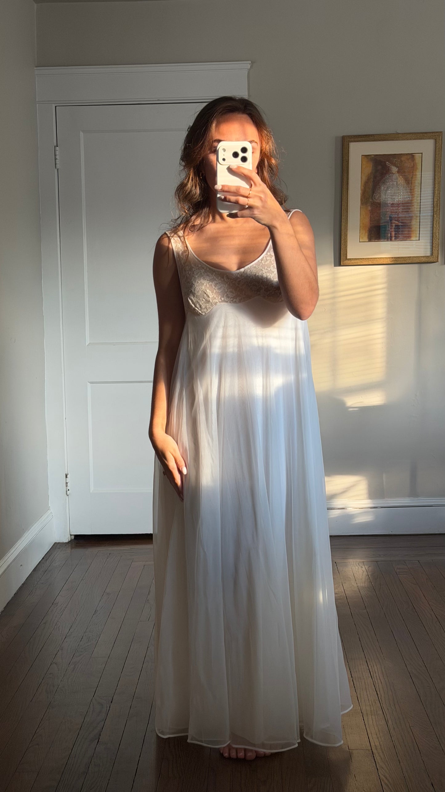 Babydoll Lace Detail Slip Dress