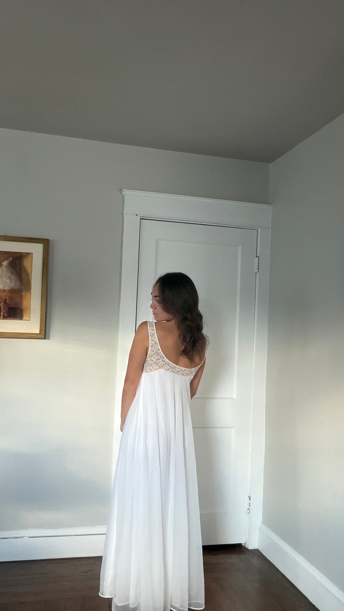 Babydoll Lace Detail Slip Dress