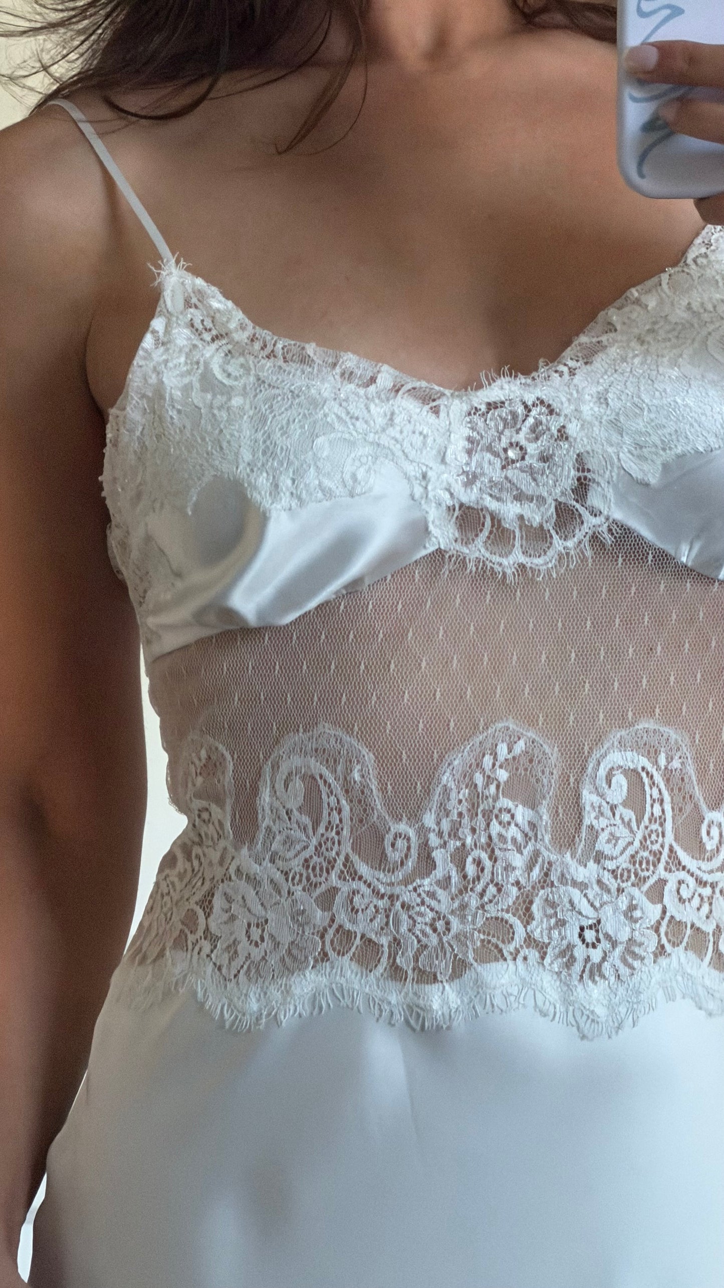 Rare Lace Detail Lace Slip