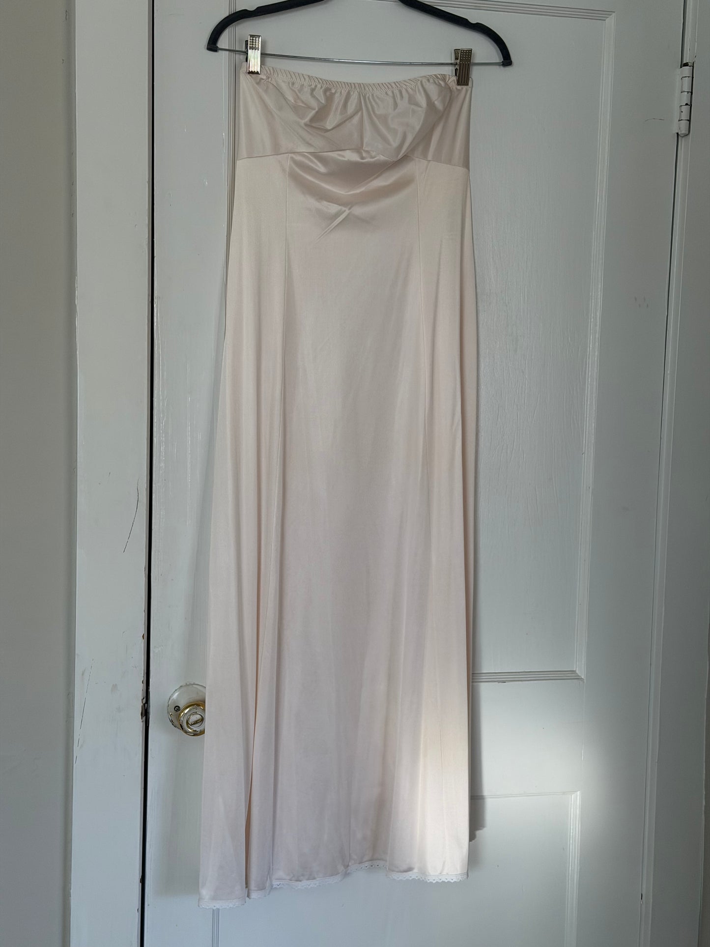 Vanity Fair Strapless Slip Dress
