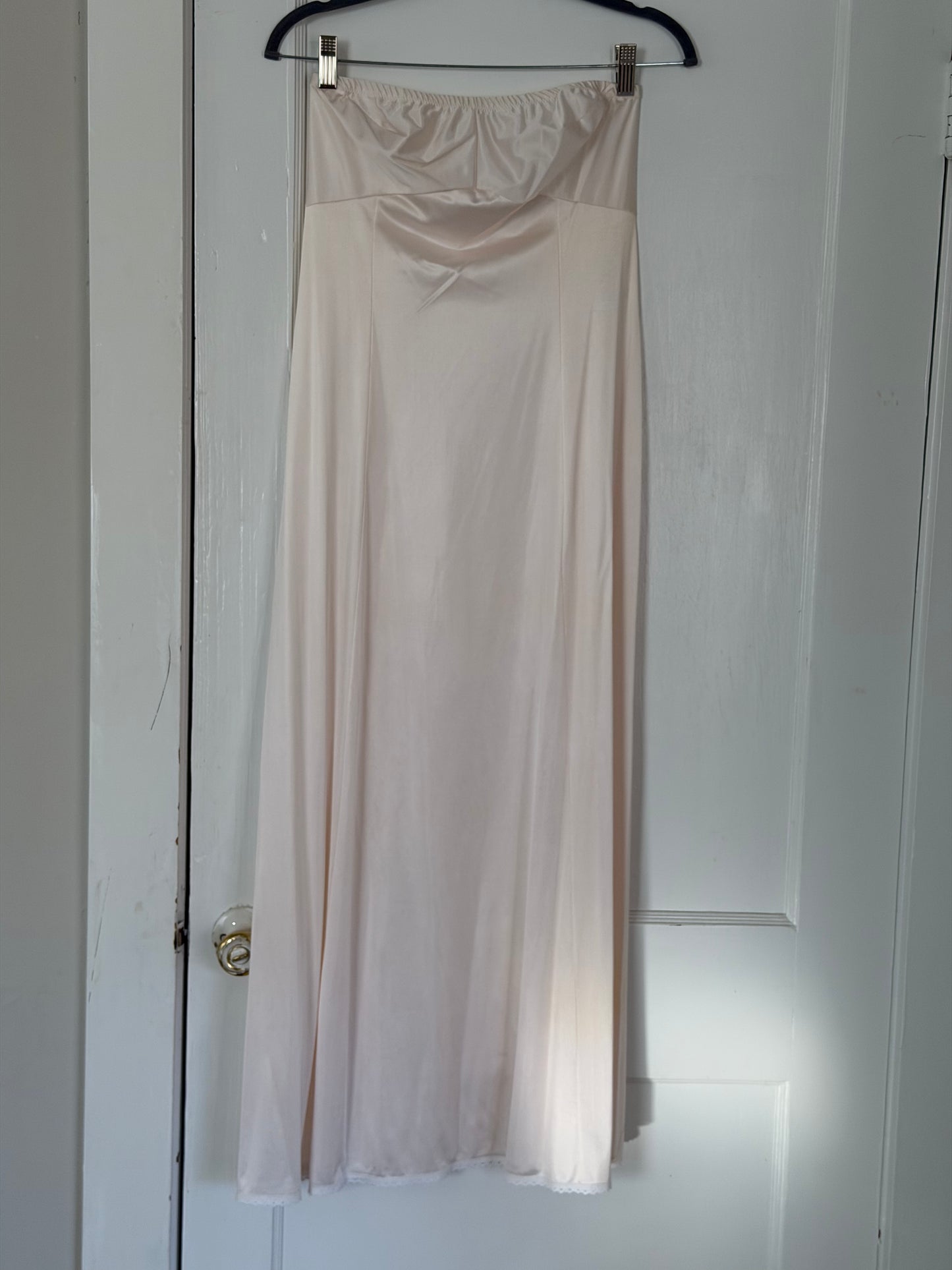 Vanity Fair Strapless Slip Dress
