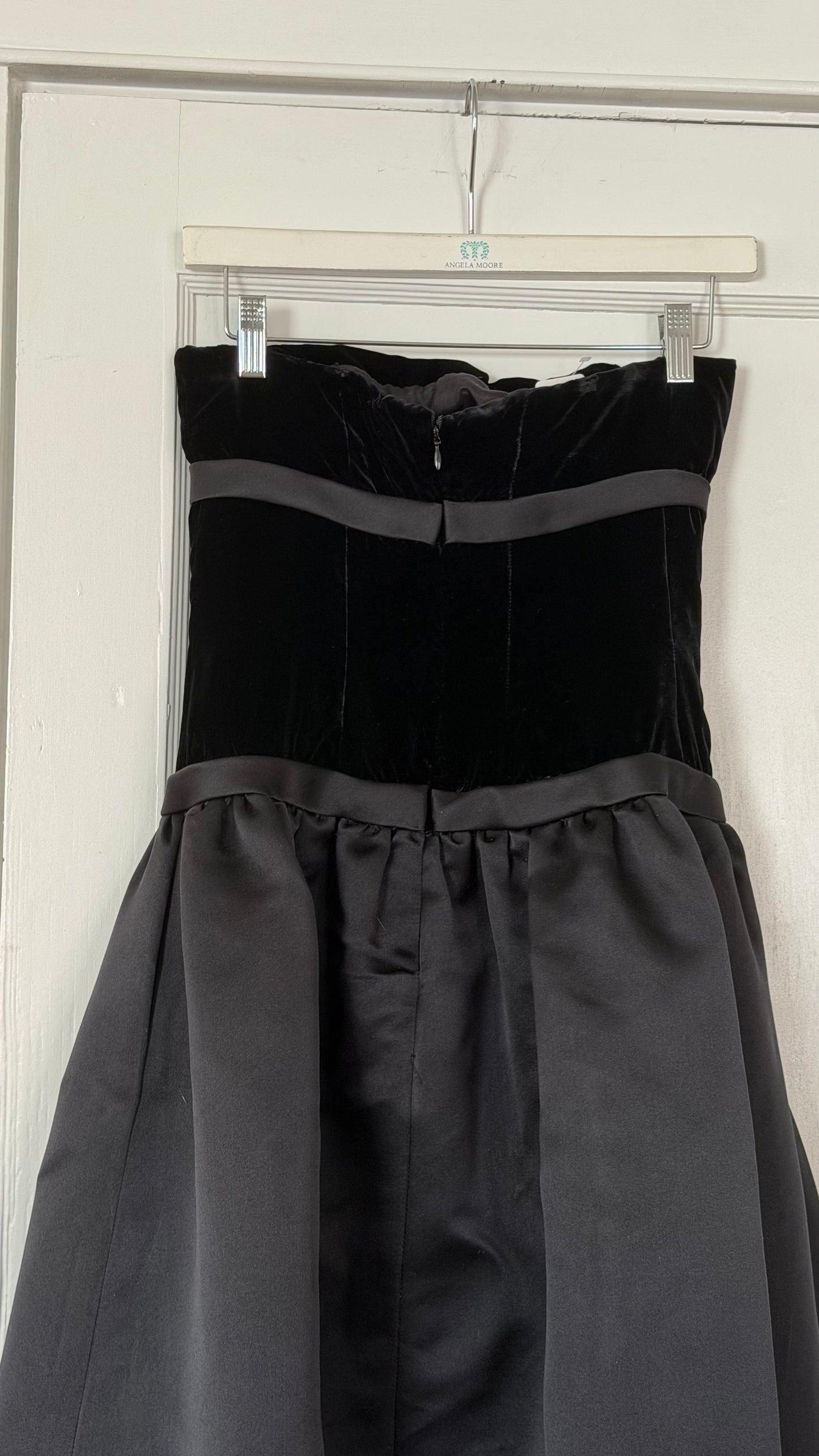 Rare 1950s Drop-Waist Bow-Detail Dress