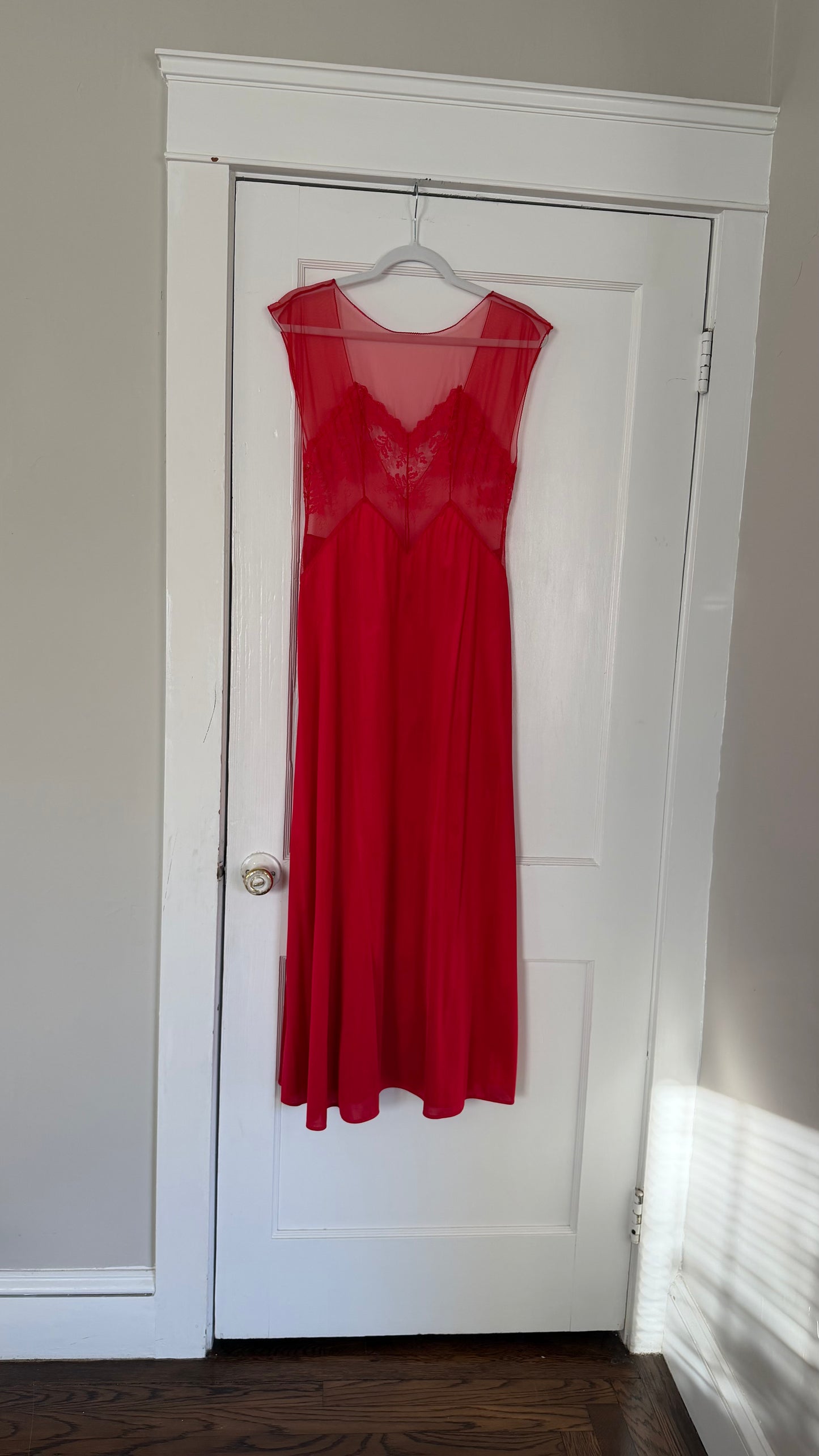 Rare Val Mode Red Slip Dress