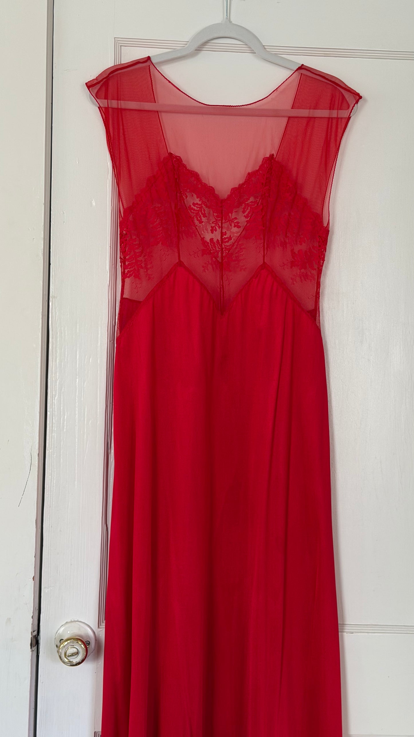 Rare Val Mode Red Slip Dress