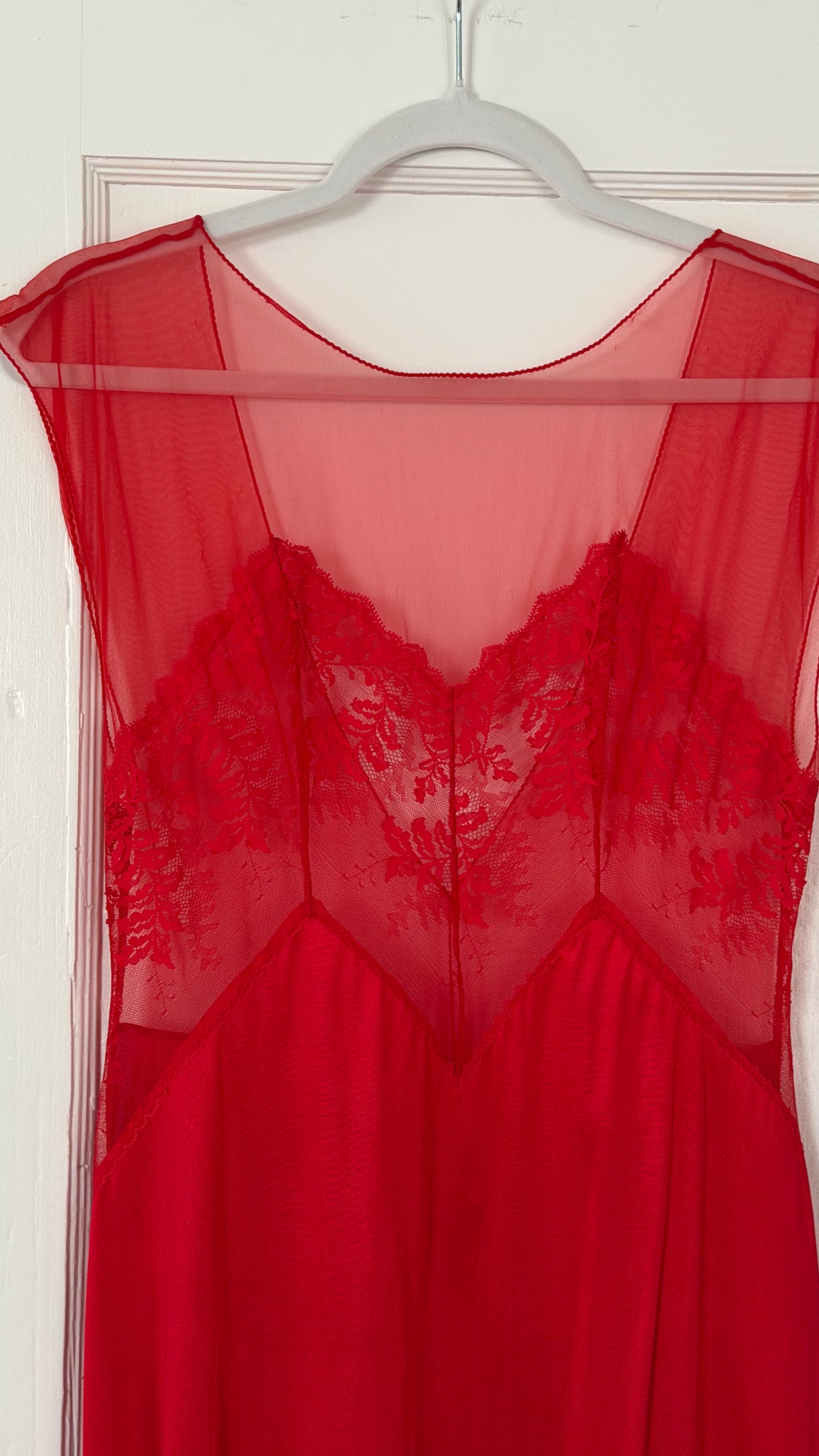 Rare Val Mode Red Slip Dress