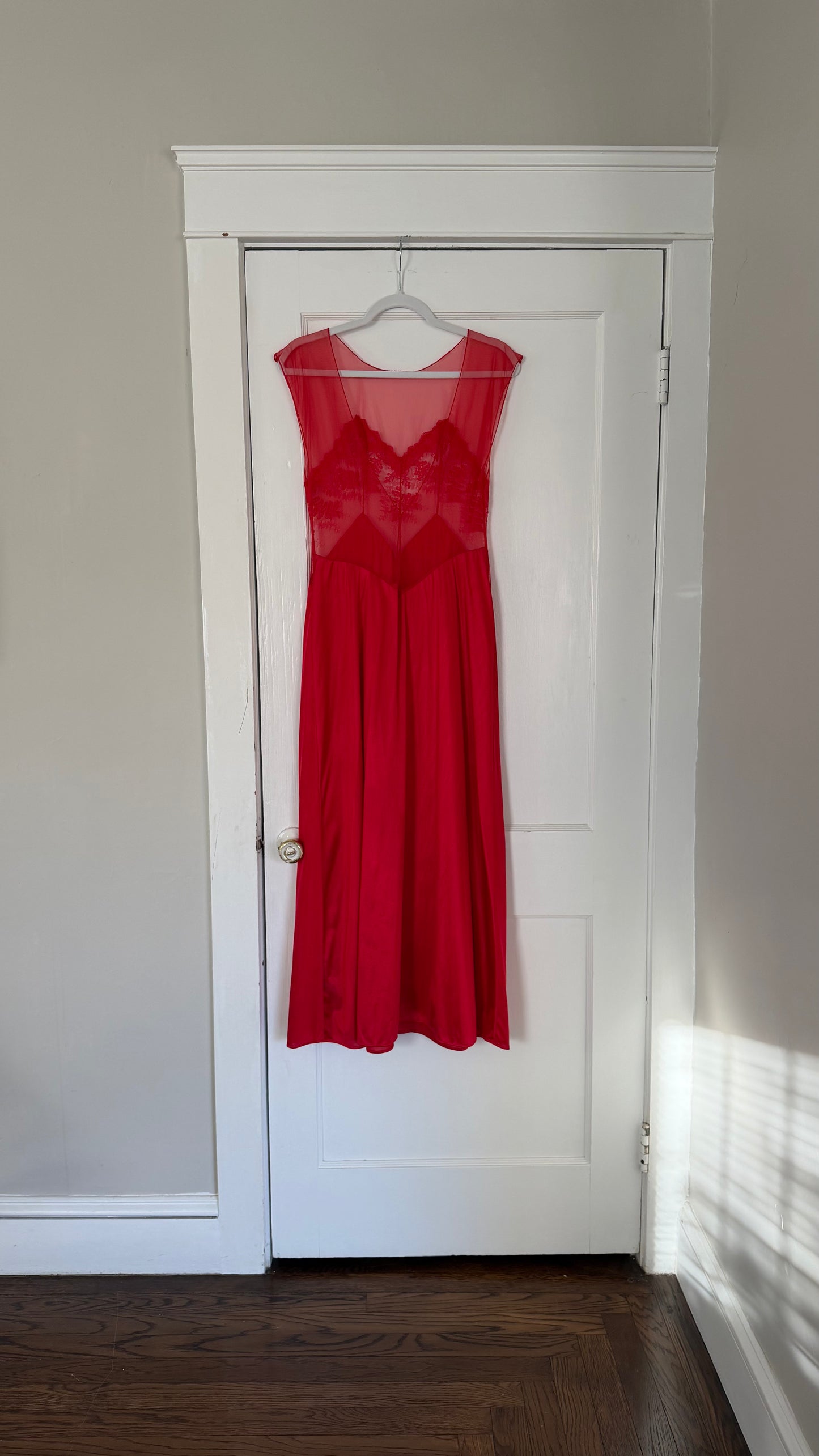 Rare Val Mode Red Slip Dress