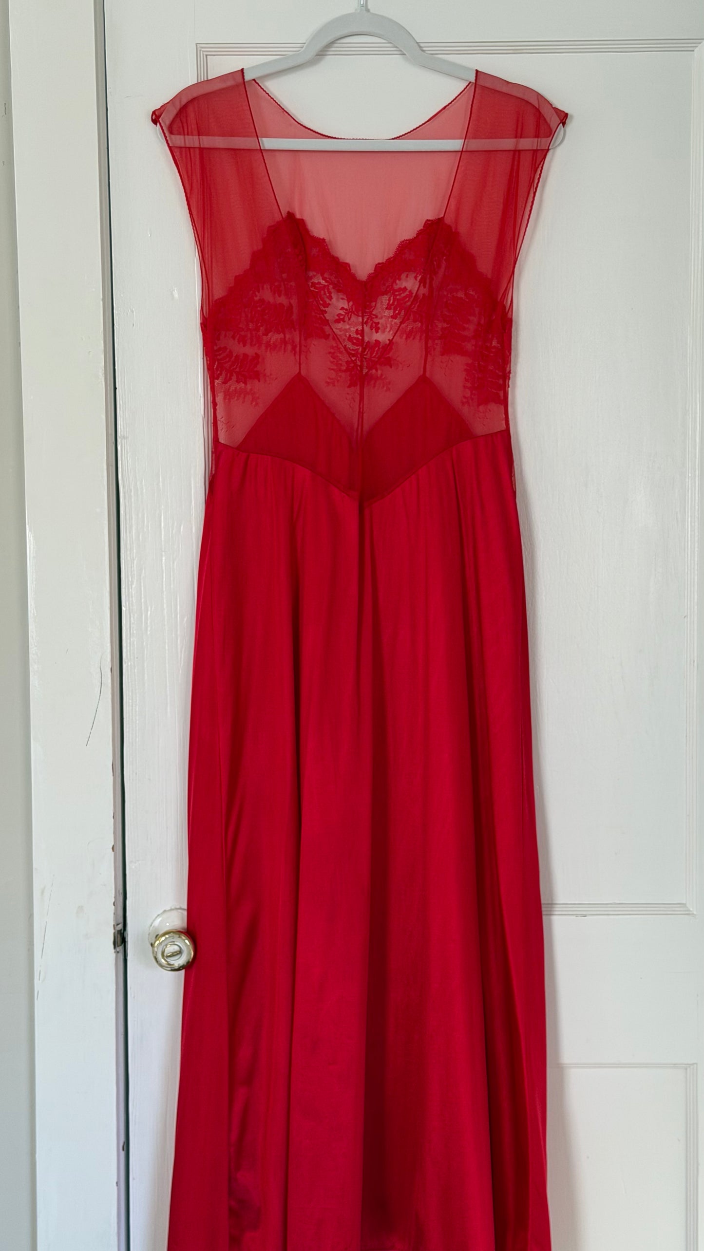 Rare Val Mode Red Slip Dress