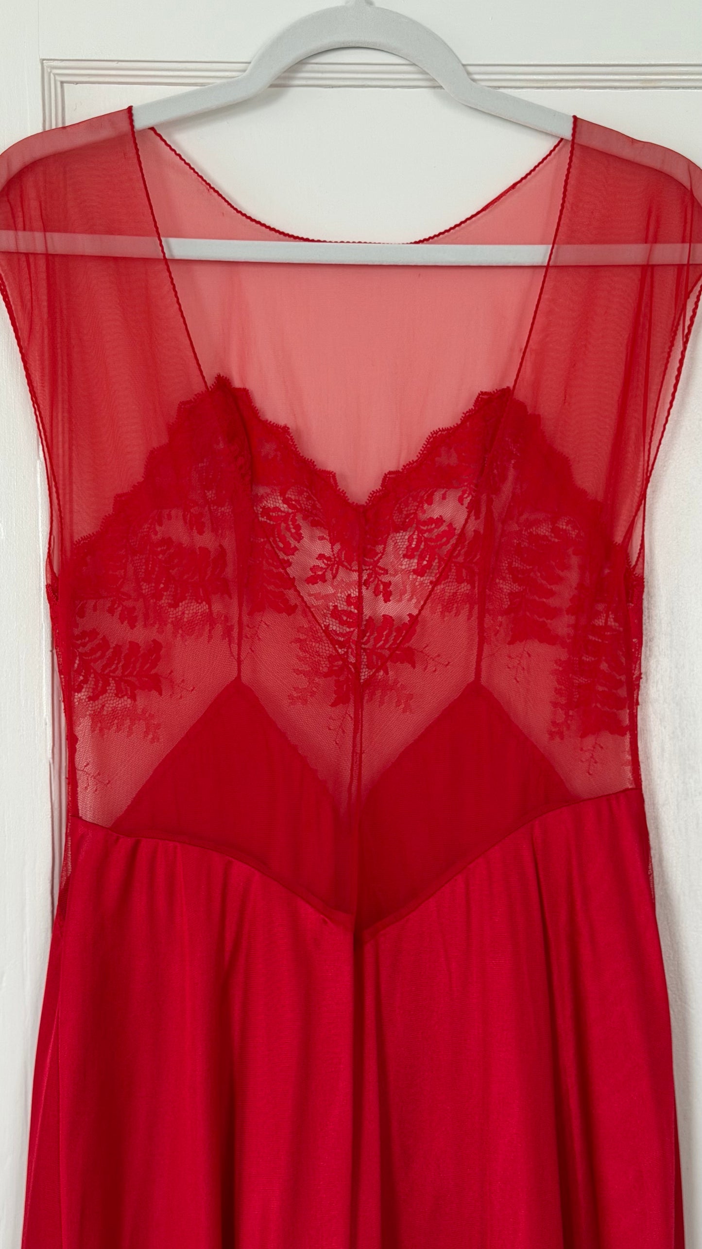 Rare Val Mode Red Slip Dress