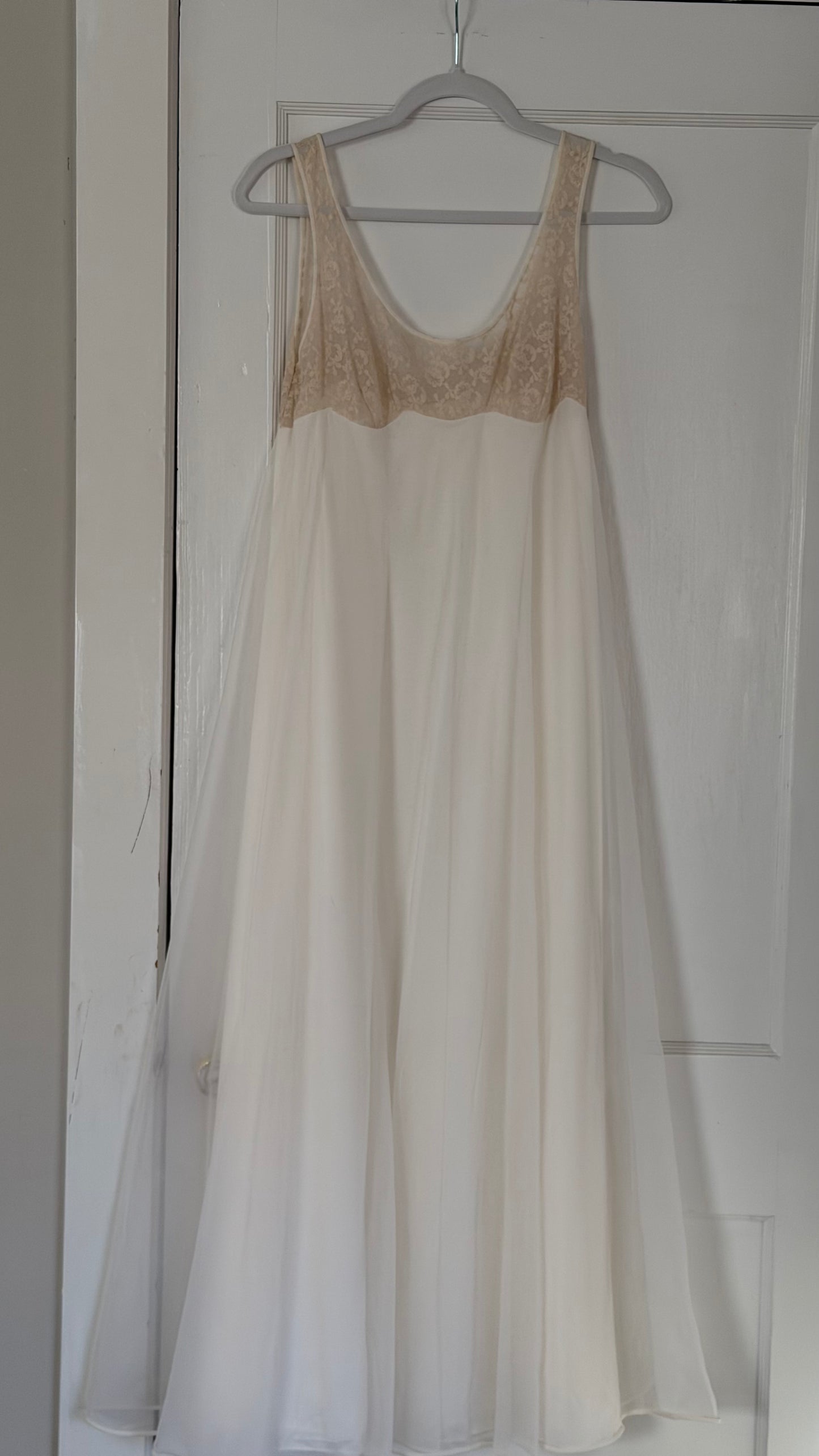 Babydoll Lace Detail Slip Dress