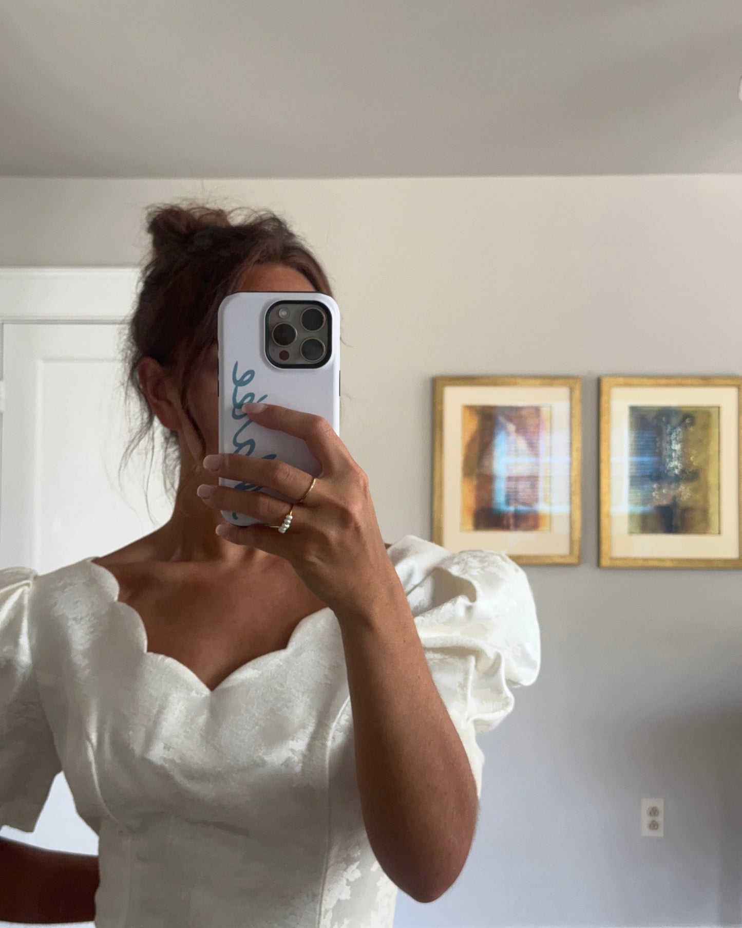 90s Jump Brocade Mini Dress