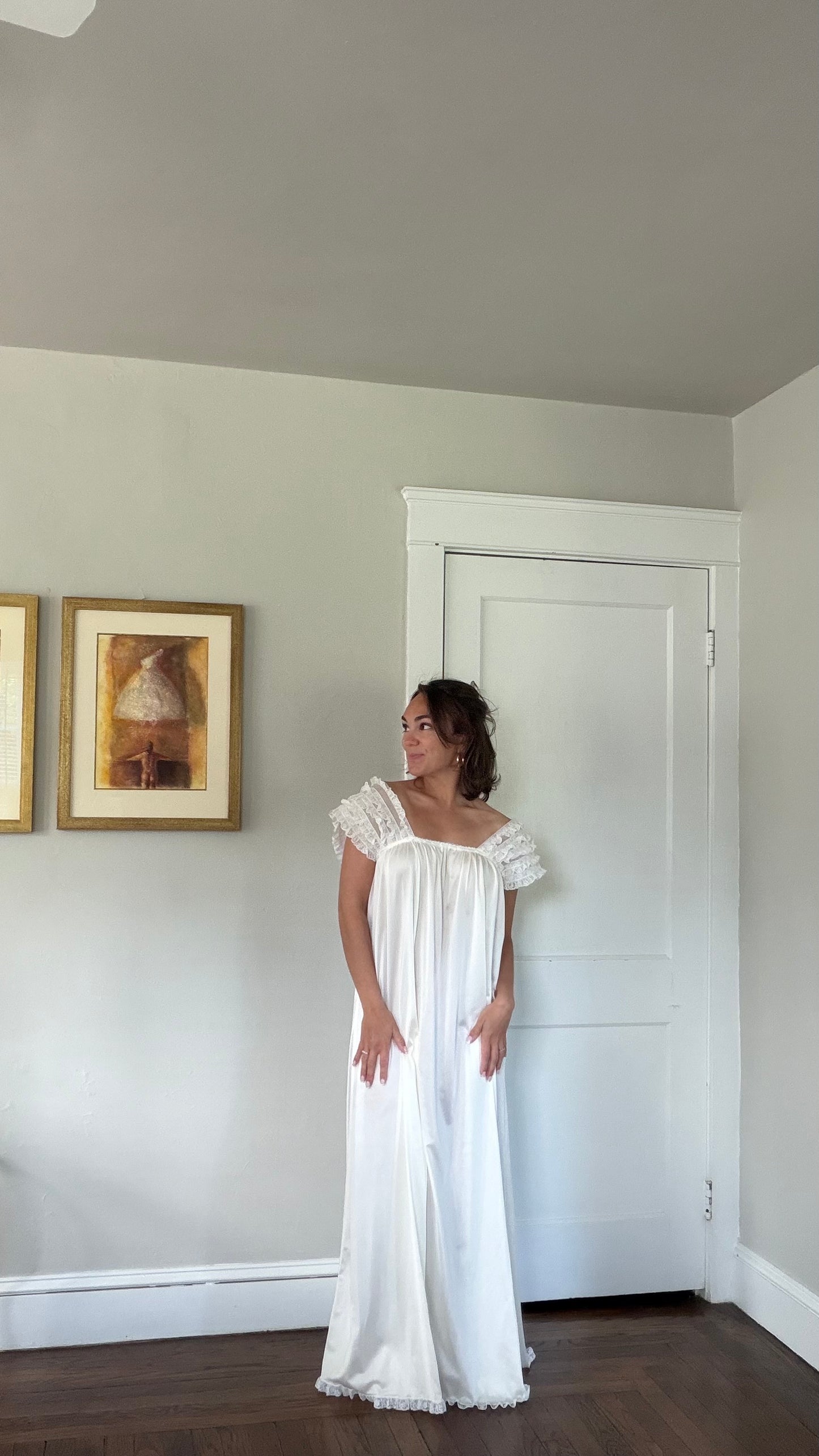 Rare Ruffle Detail Slip Dress