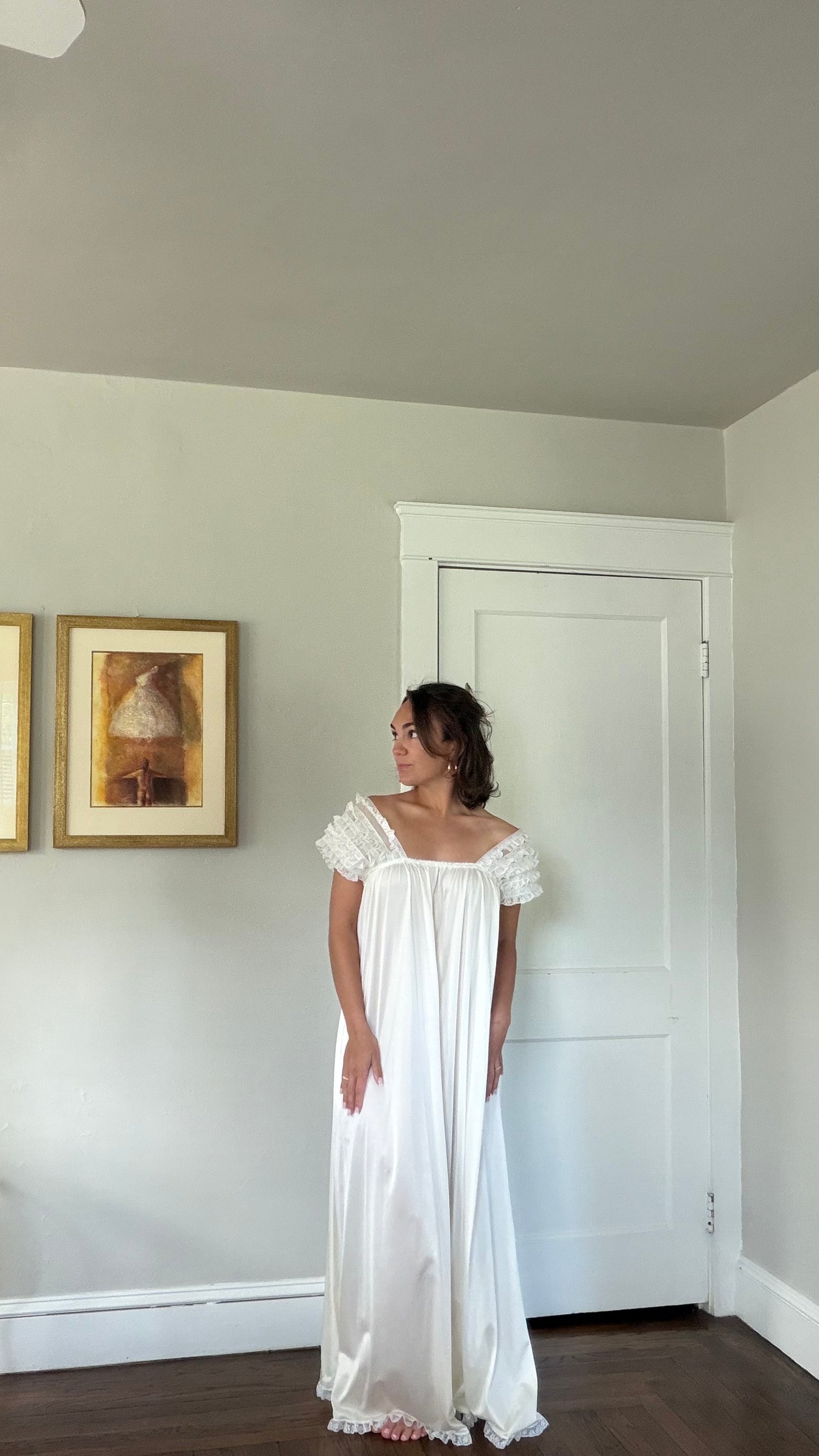 Rare Ruffle Detail Slip Dress
