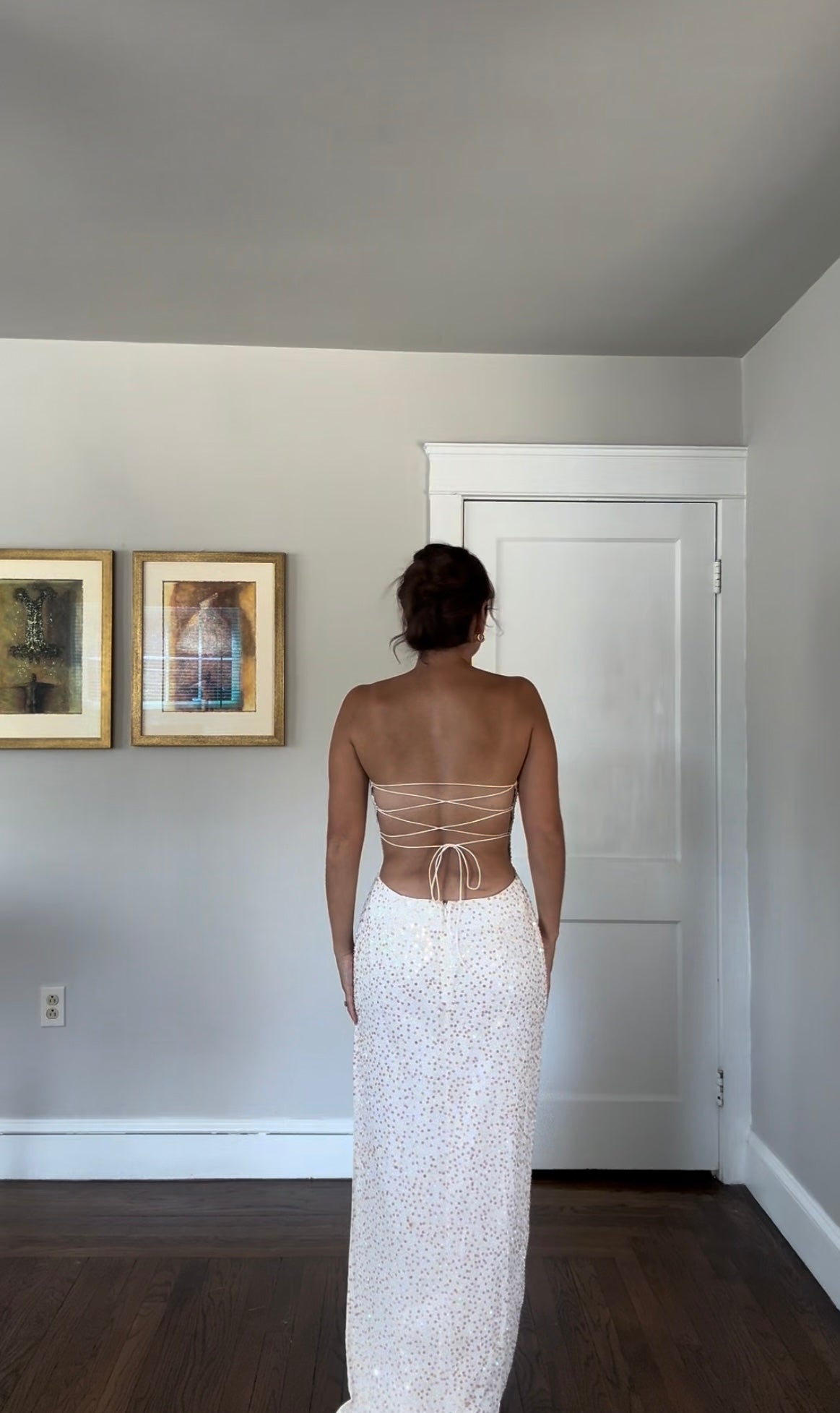 Deadstock Cassandra Stone Sequin Dress