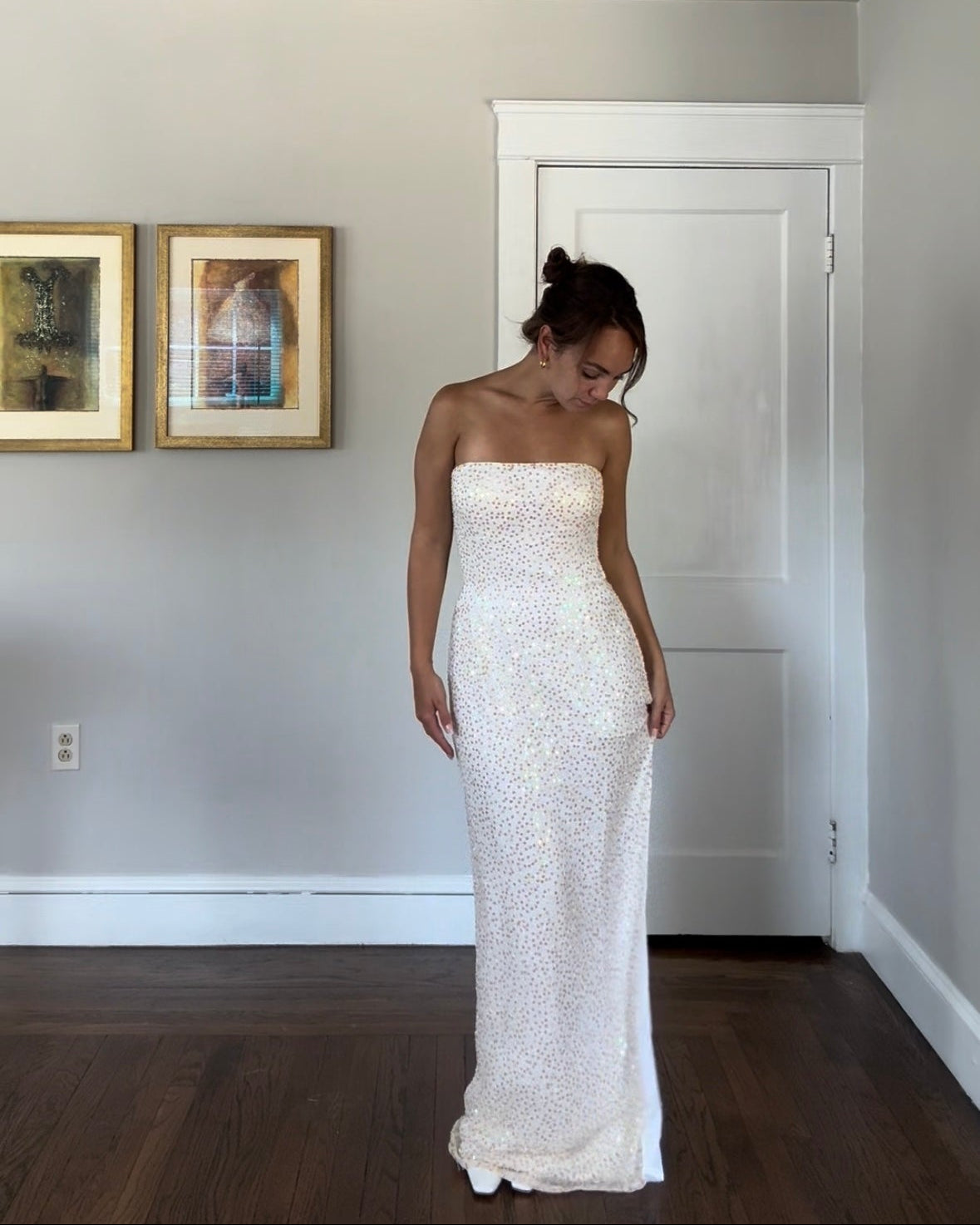 Deadstock Cassandra Stone Sequin Dress