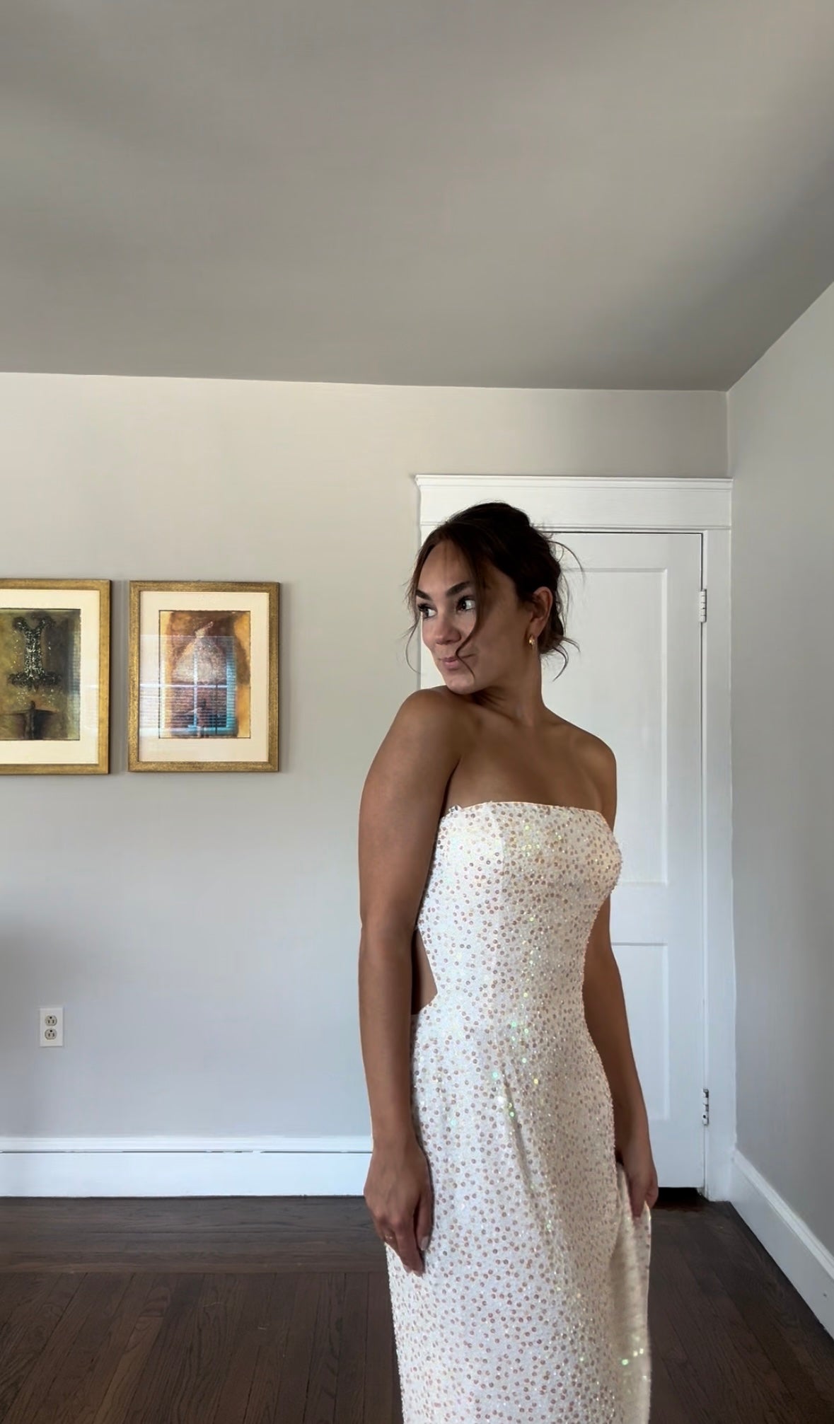 Deadstock Cassandra Stone Sequin Dress