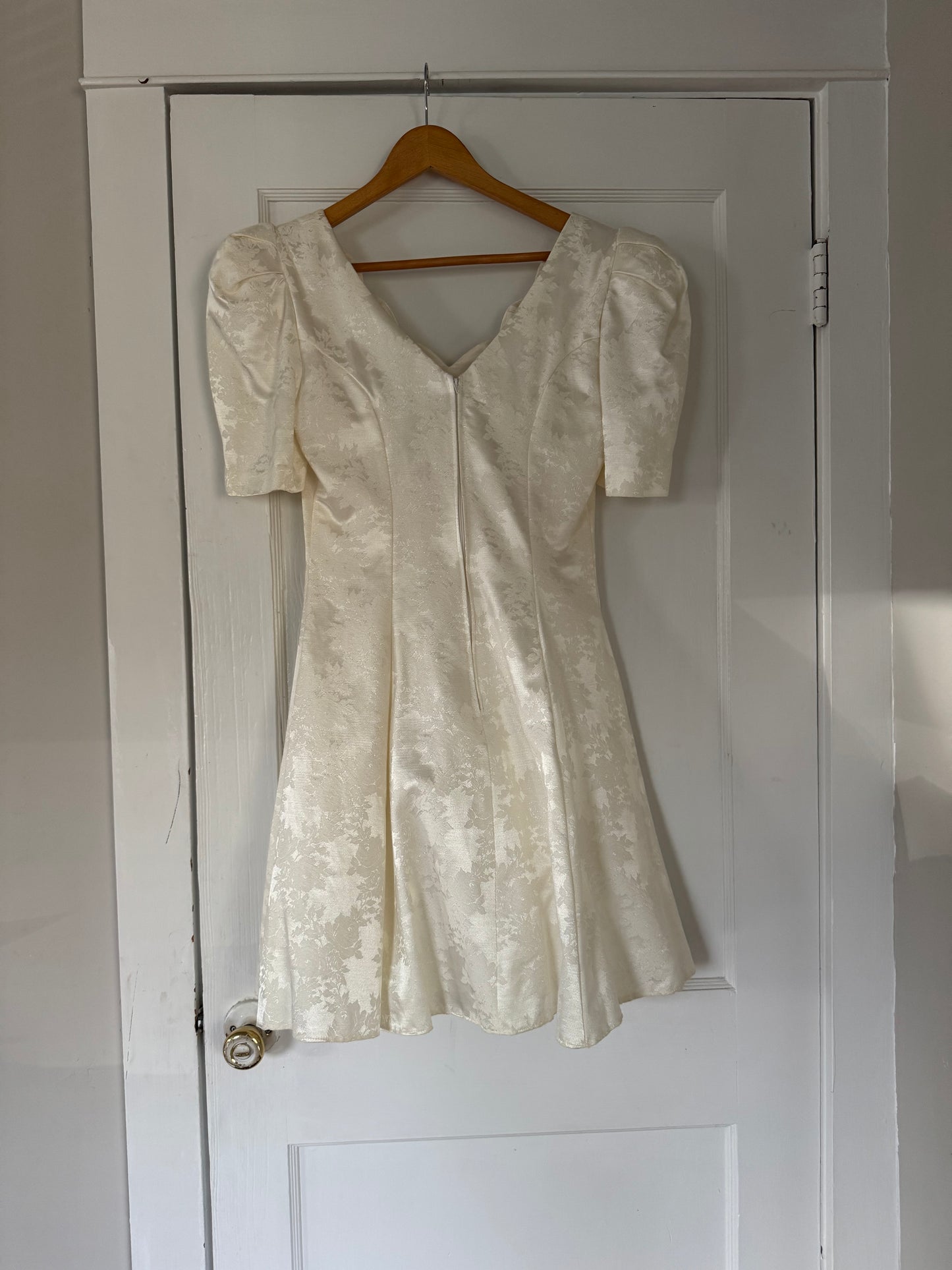 90s Jump Brocade Mini Dress