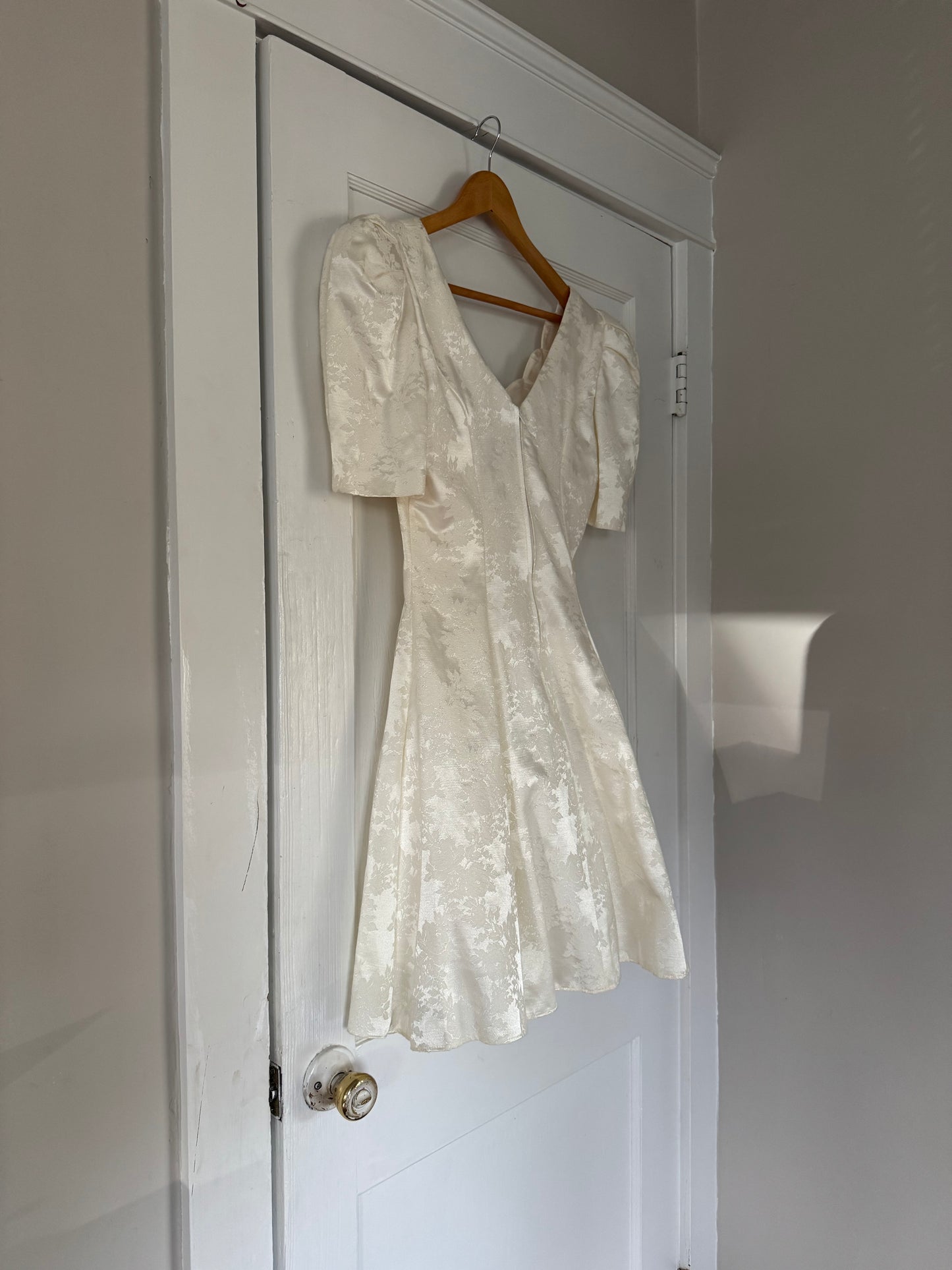 90s Jump Brocade Mini Dress