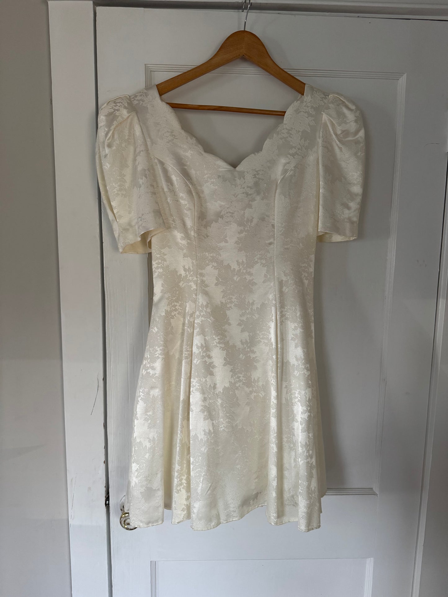 90s Jump Brocade Mini Dress