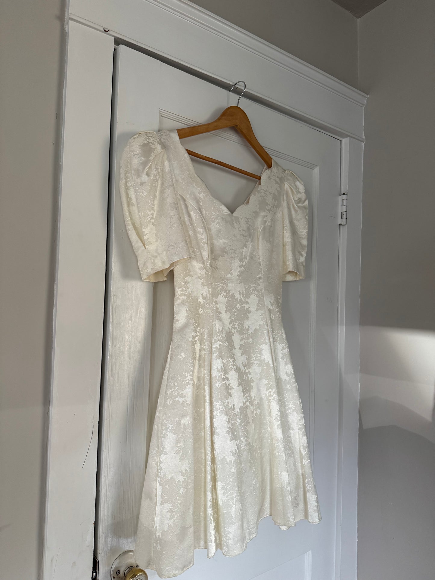 90s Jump Brocade Mini Dress