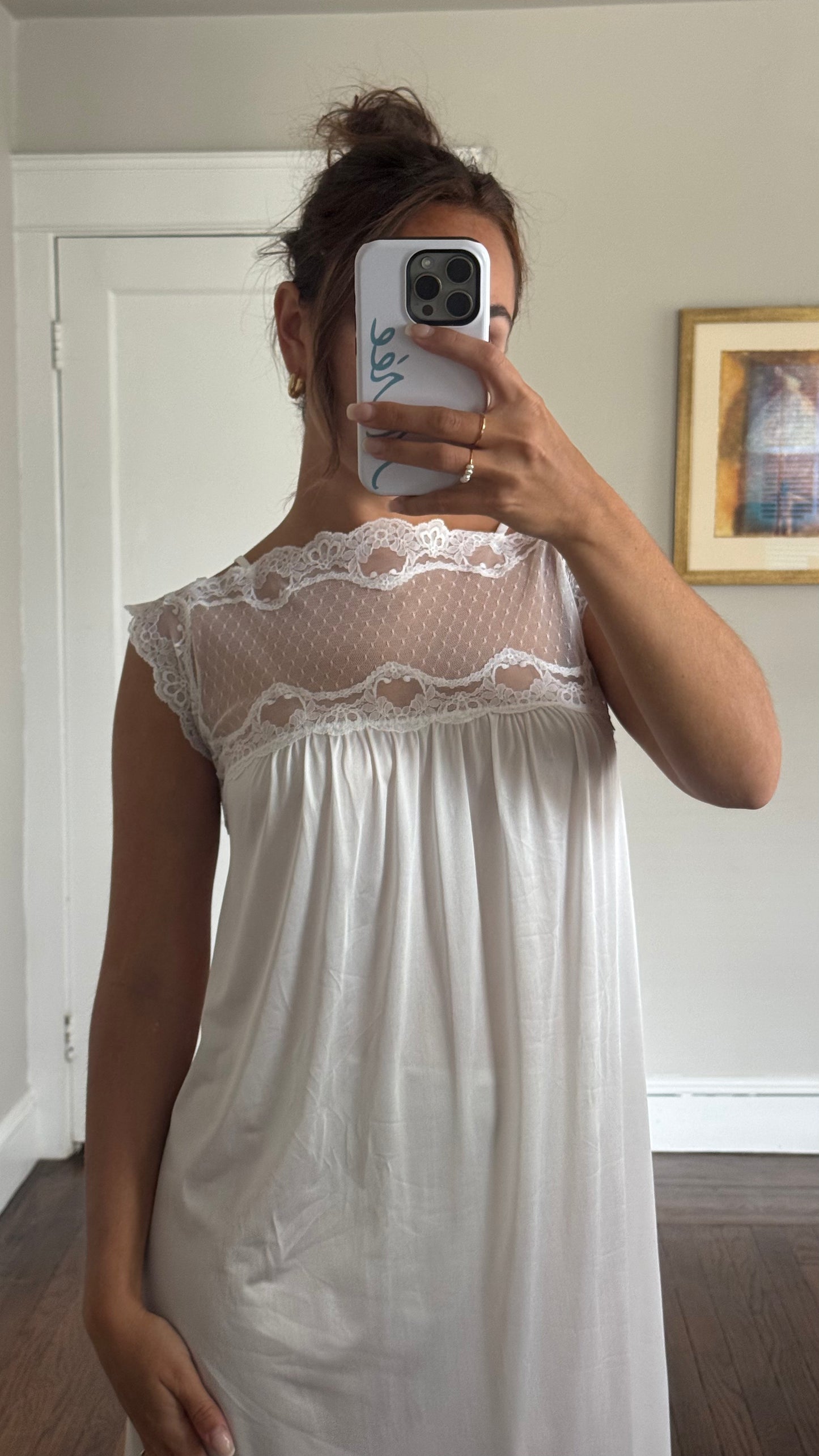 Tom Bezduda Lace Trim Vintage Slip