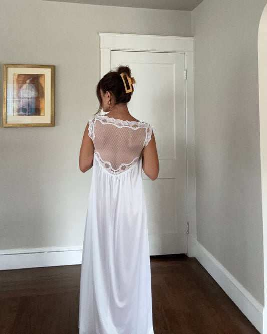 Tom Bezduda Lace Trim Vintage Slip