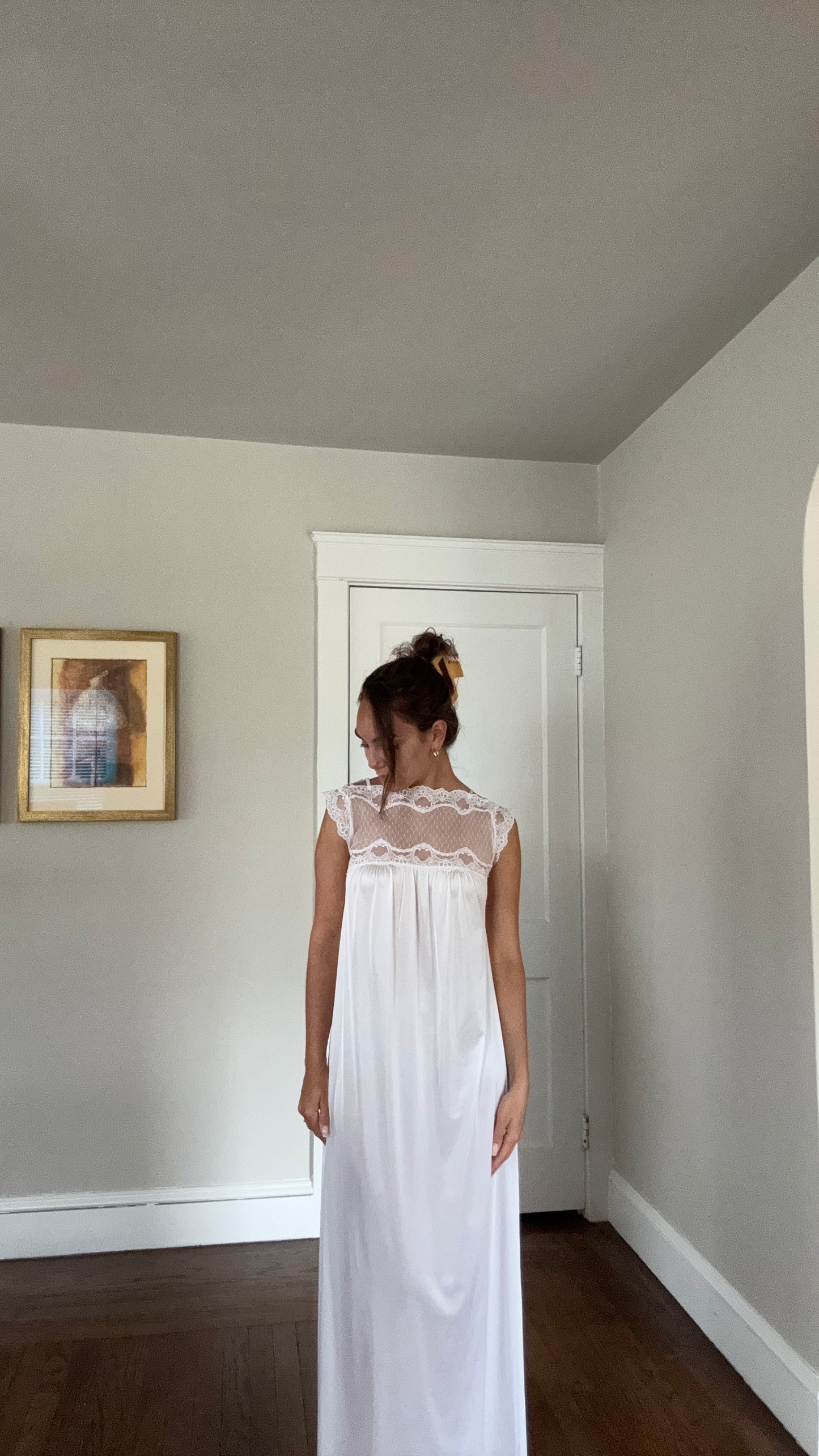 Tom Bezduda Lace Trim Vintage Slip