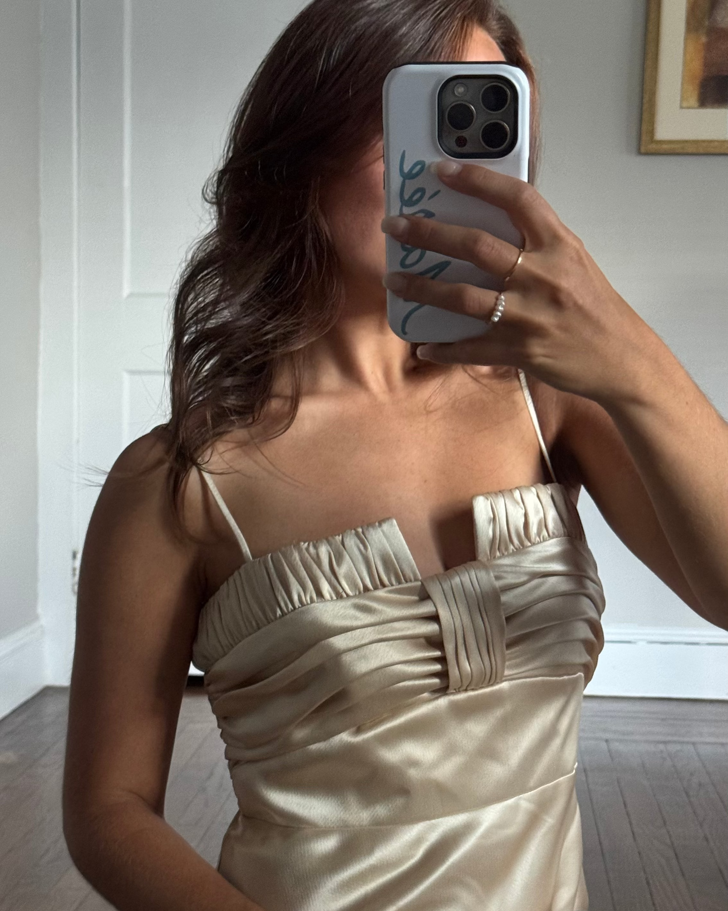 Vintage Champagne ABS Dress