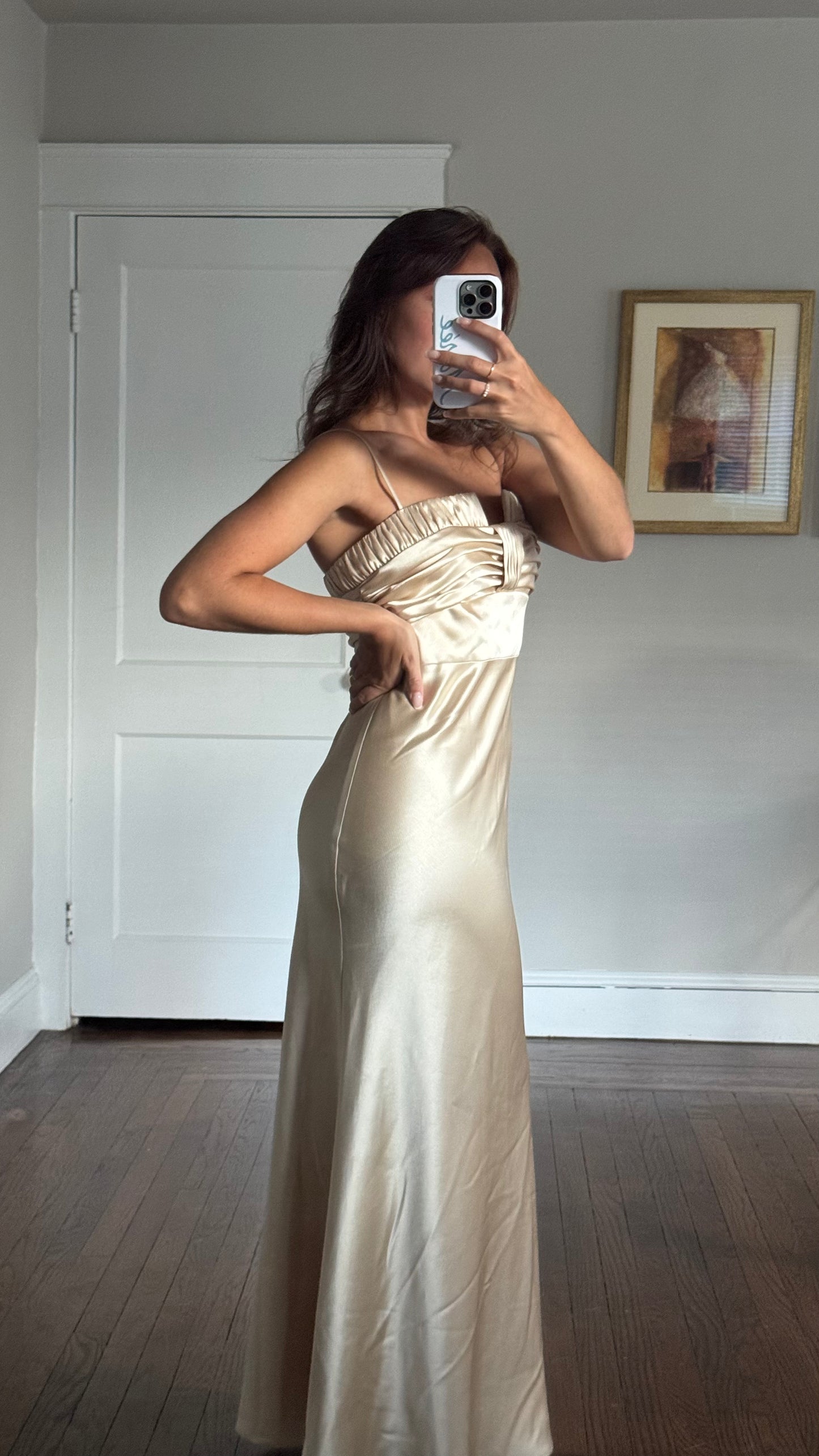 Vintage Champagne ABS Dress