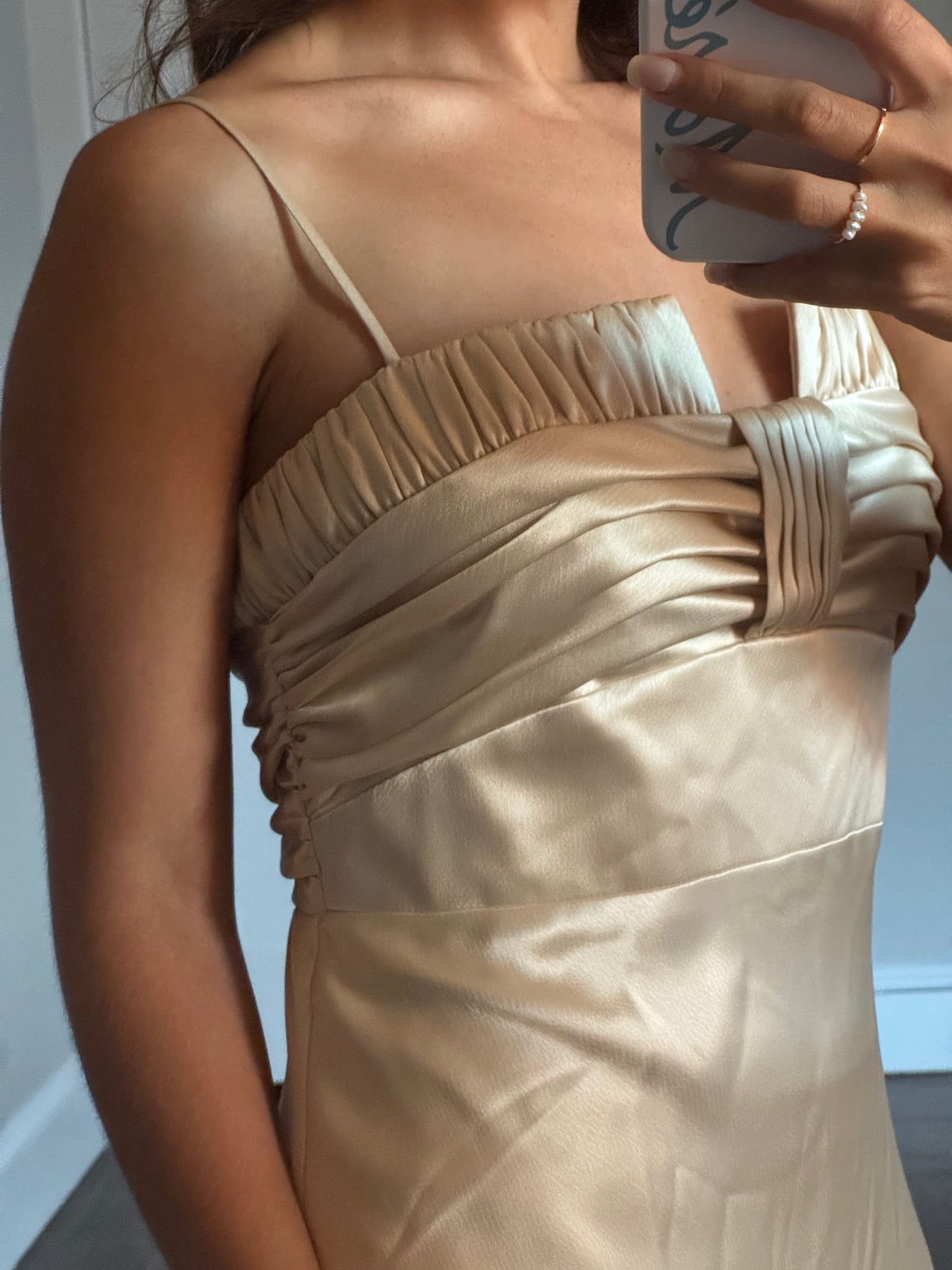 Vintage Champagne ABS Dress