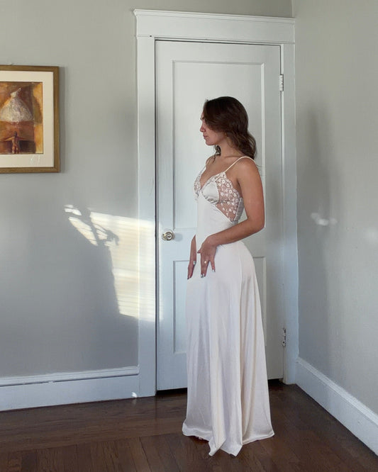 Degradé Blush Floral Lace Slip