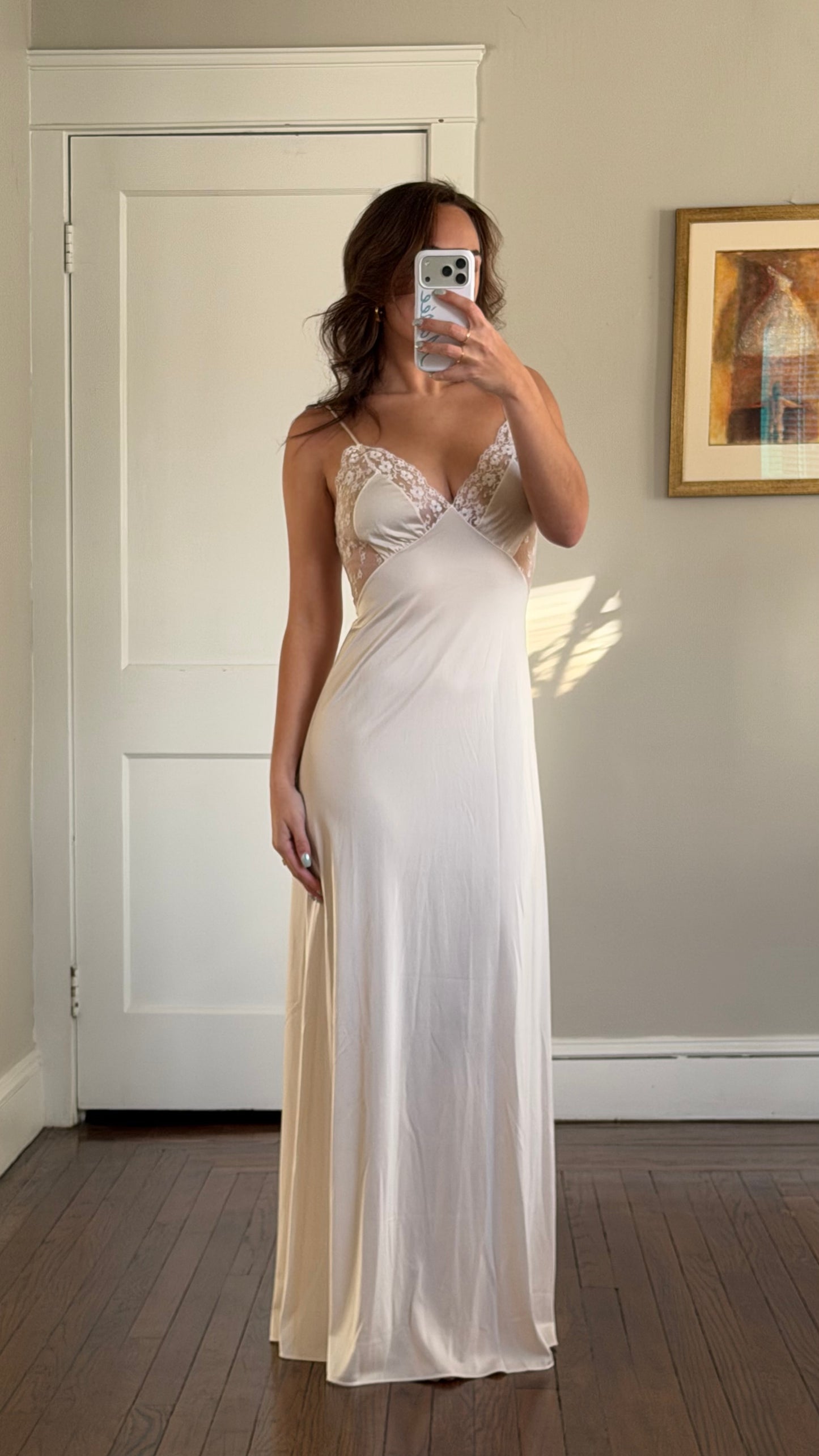 Degradé Blush Floral Lace Slip