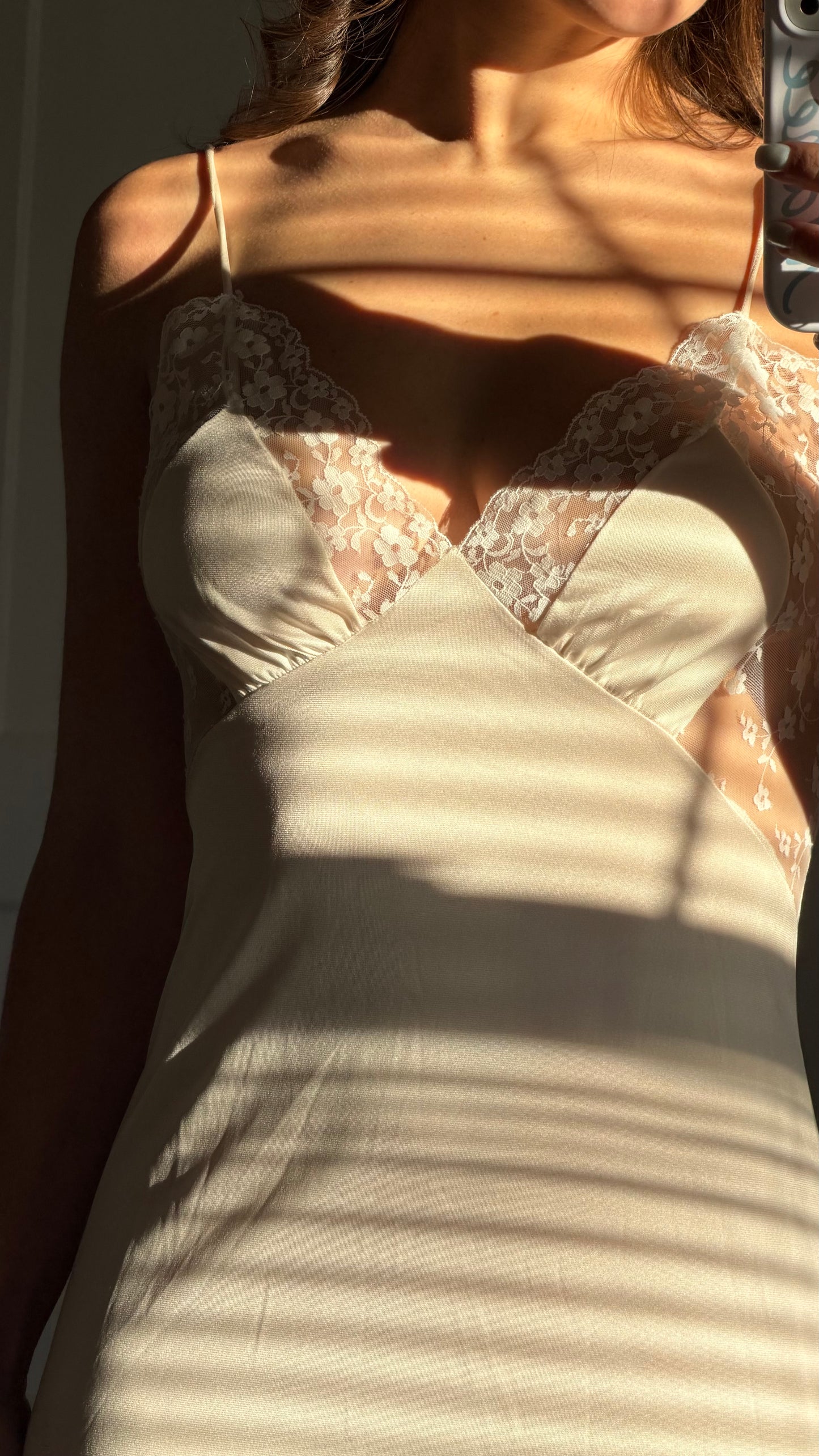 Degradé Blush Floral Lace Slip