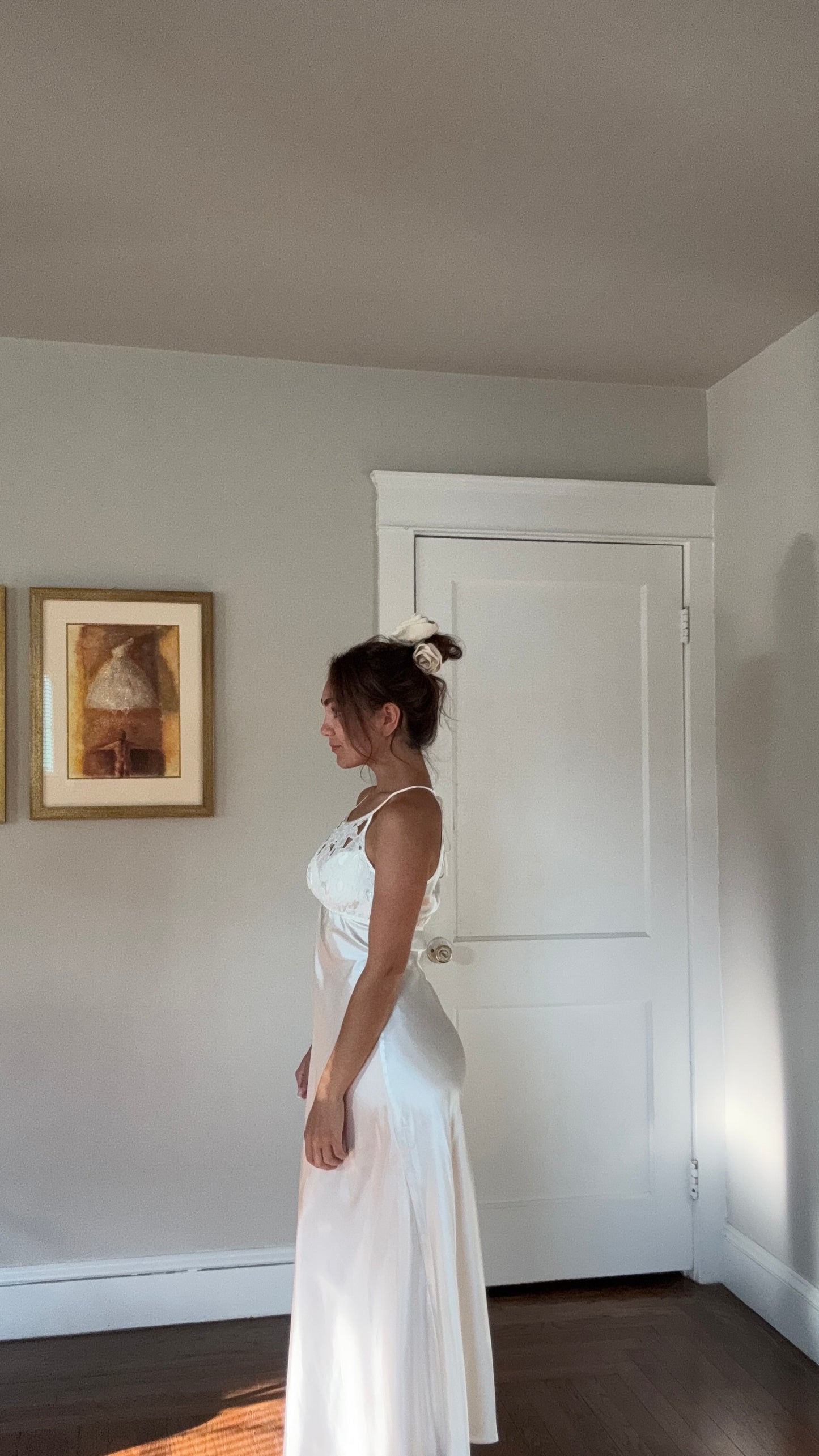 90s Cutout Overlay Flora Slip