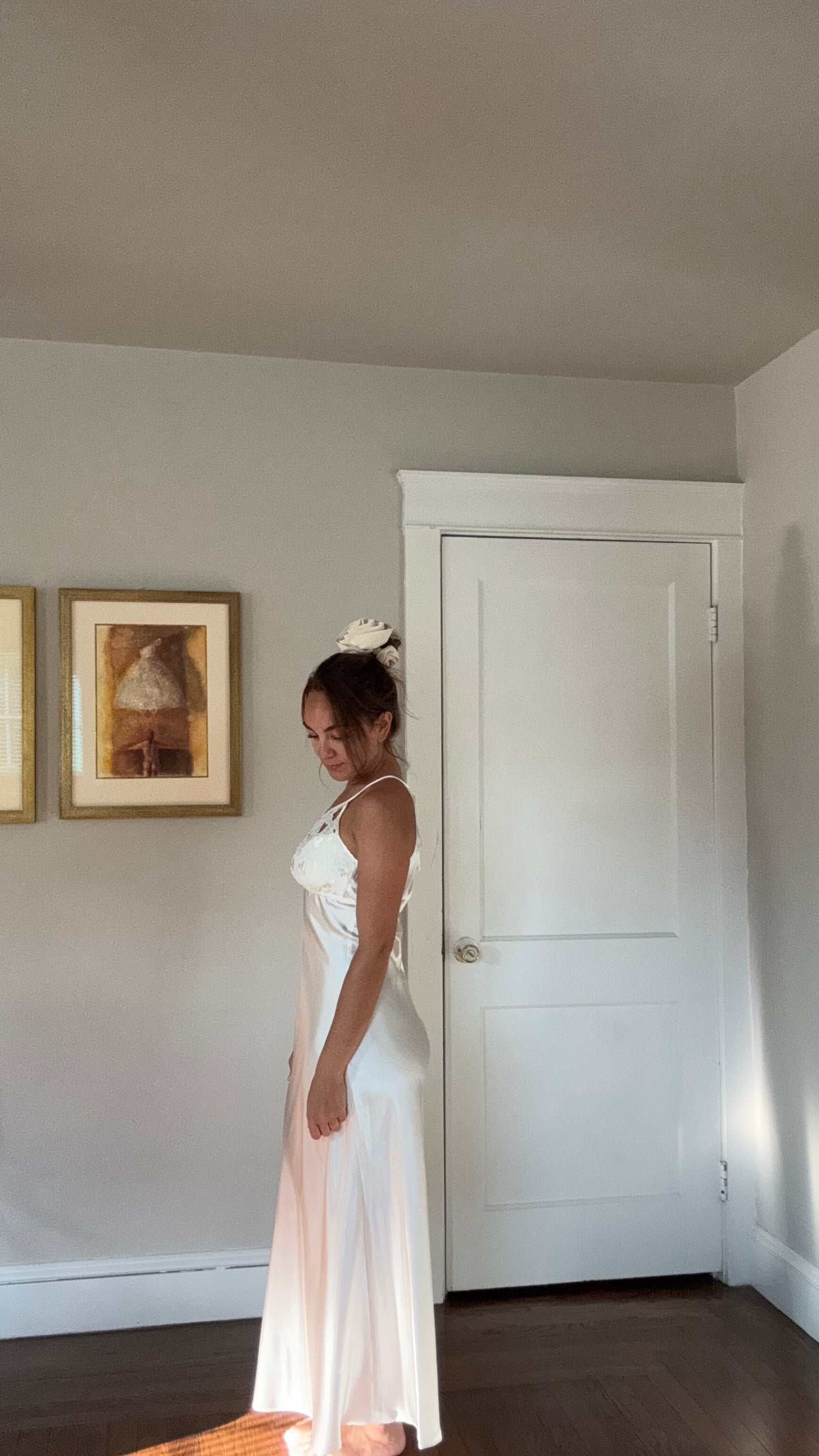 90s Cutout Overlay Flora Slip