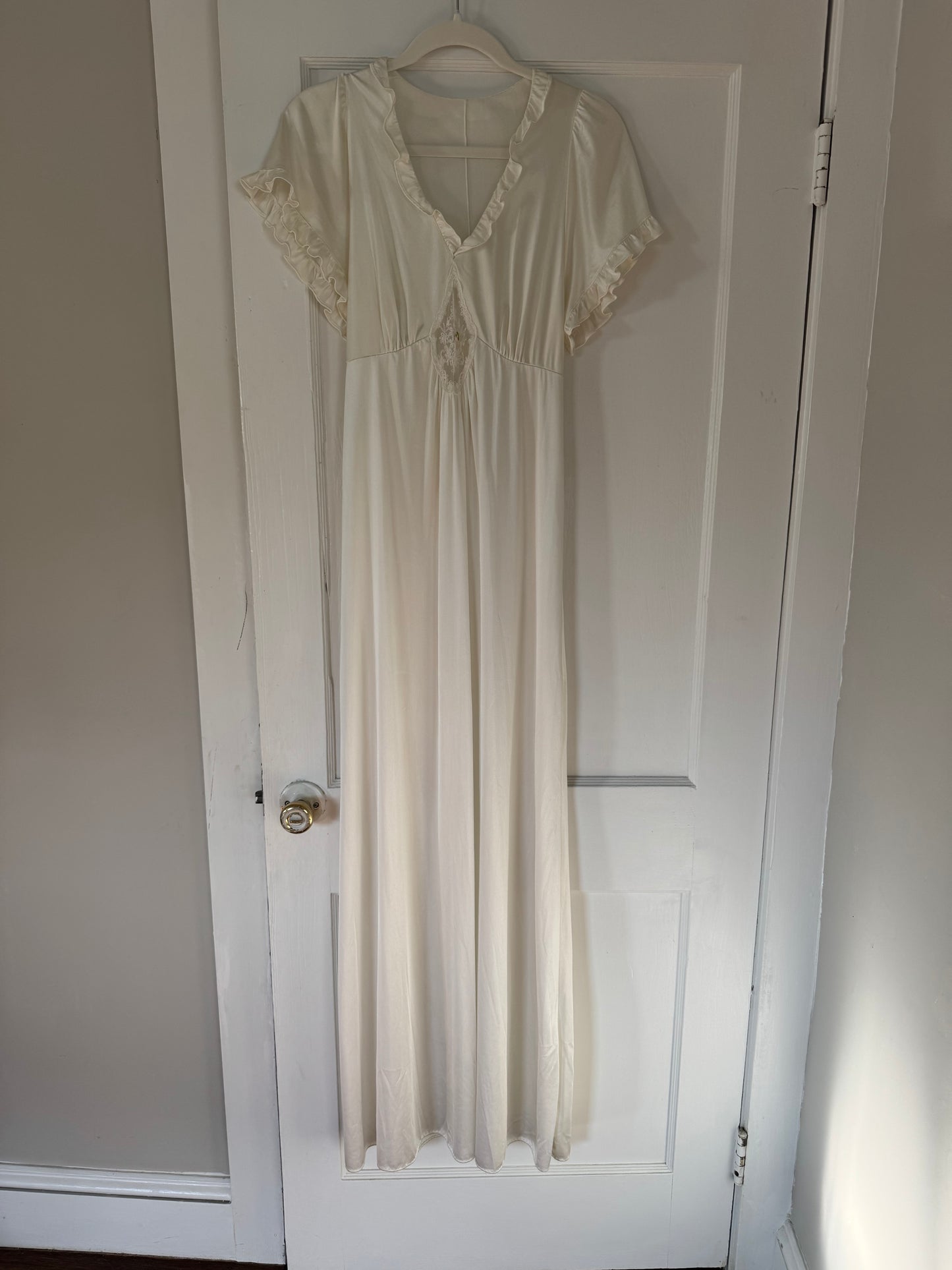 Rare Tom Bezduda Ruffle Sleeve Slip Dress