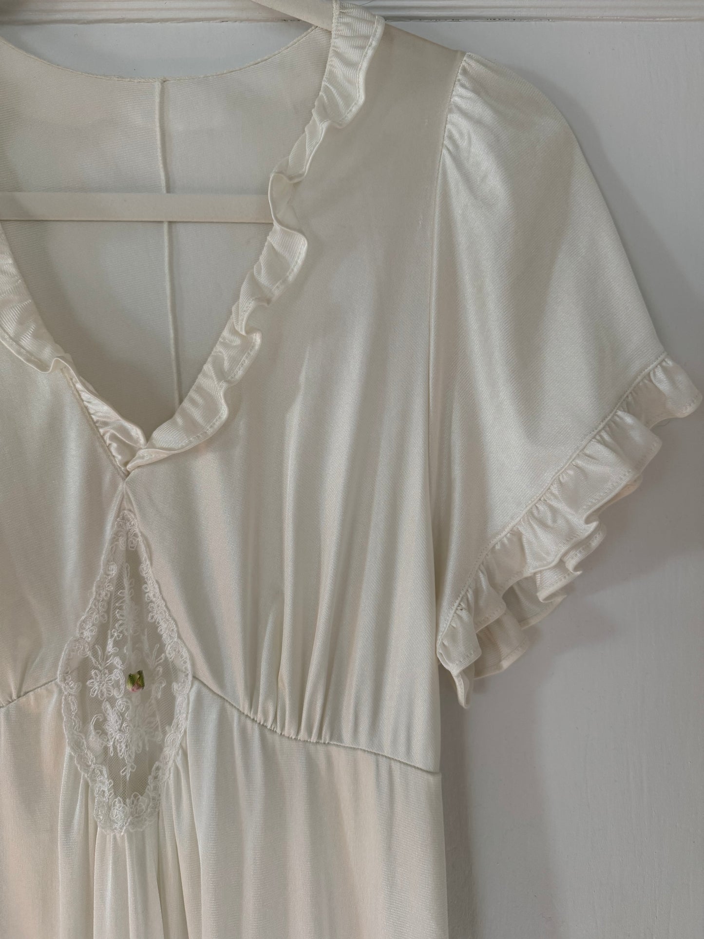 Rare Tom Bezduda Ruffle Sleeve Slip Dress