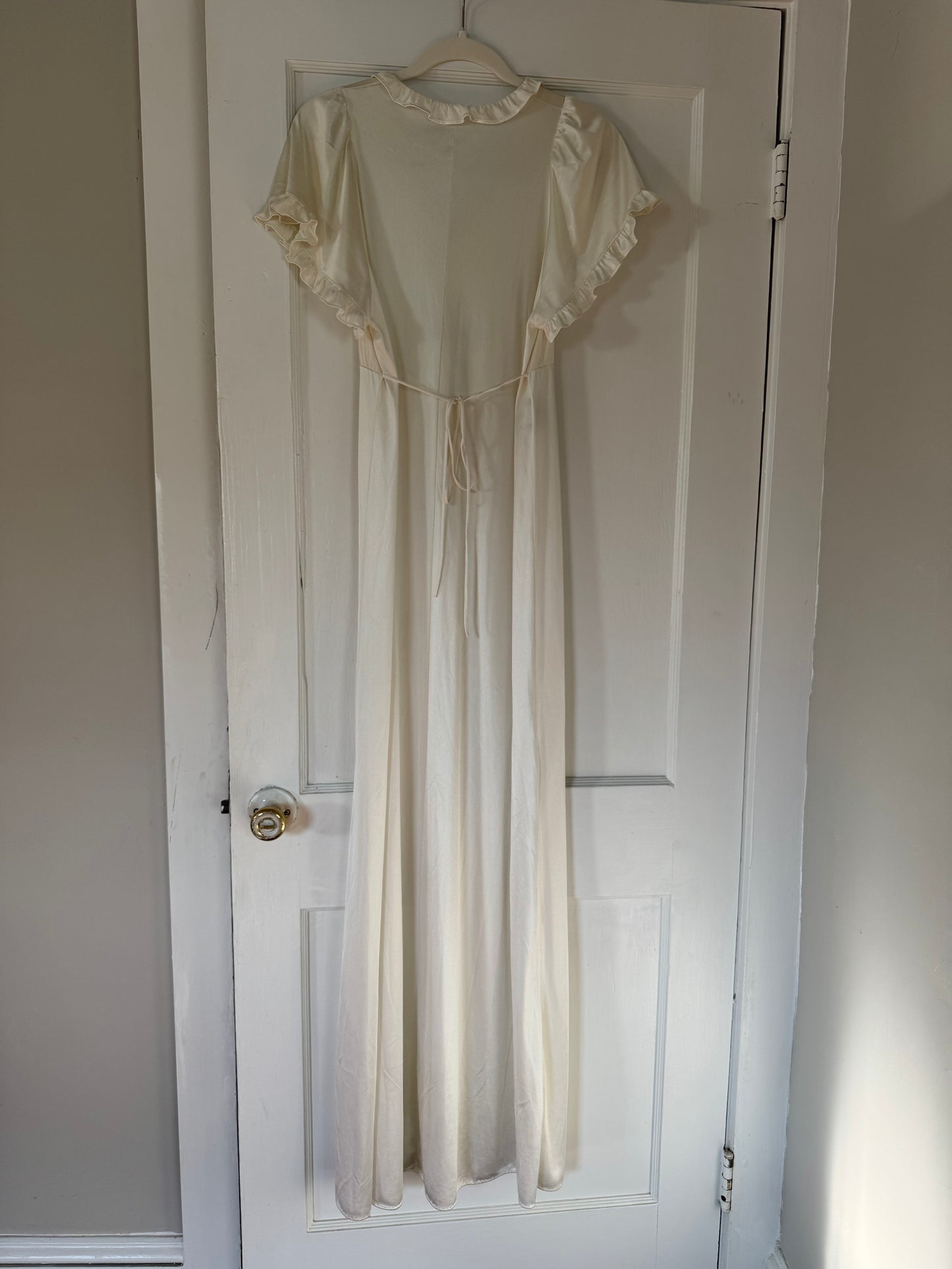 Rare Tom Bezduda Ruffle Sleeve Slip Dress