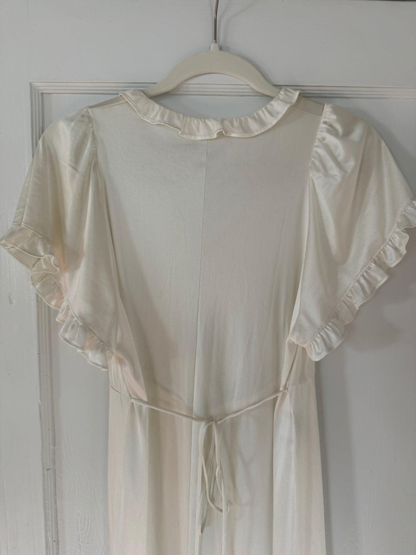 Rare Tom Bezduda Ruffle Sleeve Slip Dress