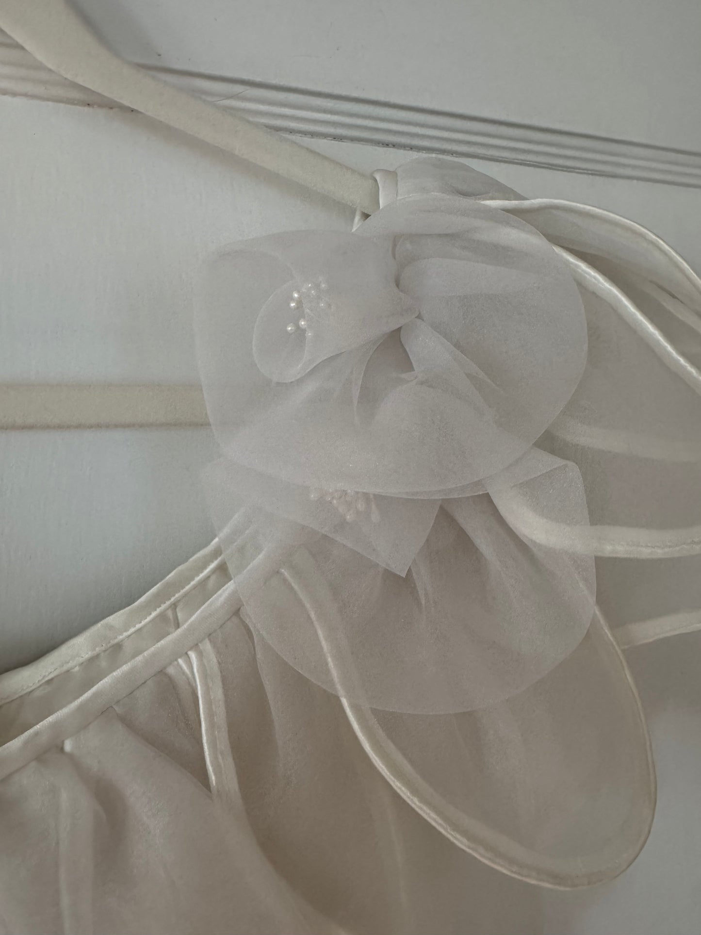 Rare 80s Raggi Florida Off the Shoulder Petal Dress